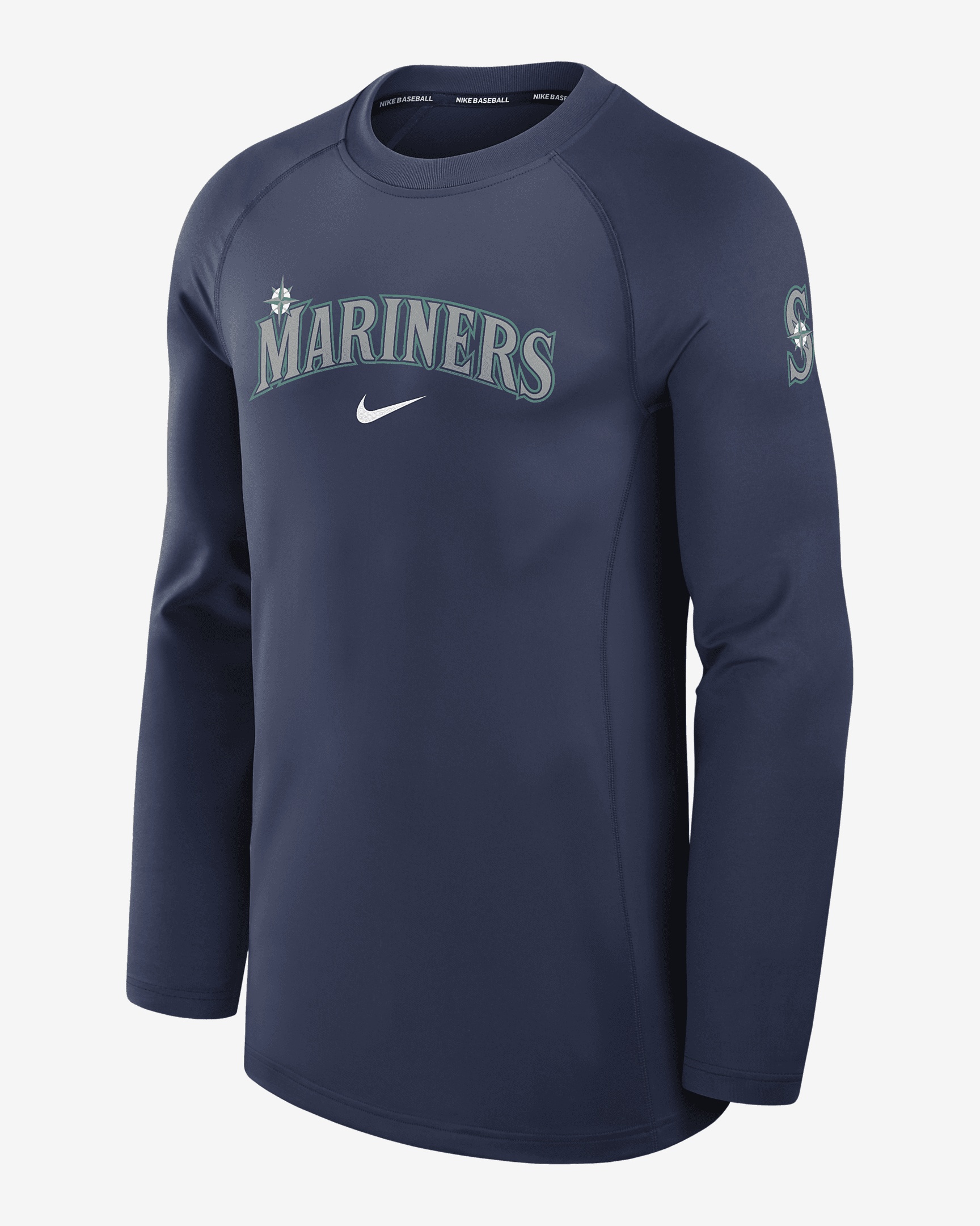 Seattle Mariners Authentic Collection Game Time Nike Men's Dri-FIT MLB Long-Sleeve T-Shirt - 1