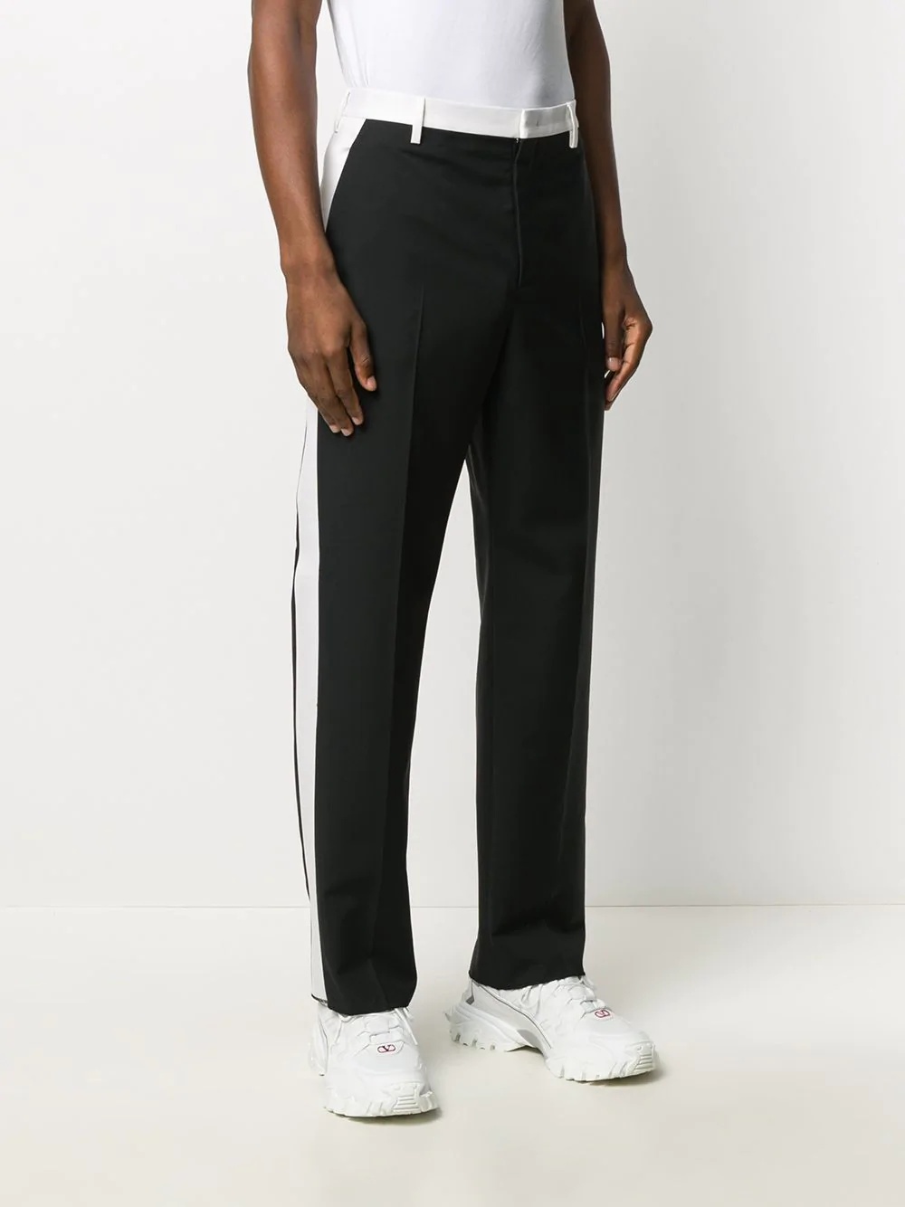 side-stripe tailored trousers - 3