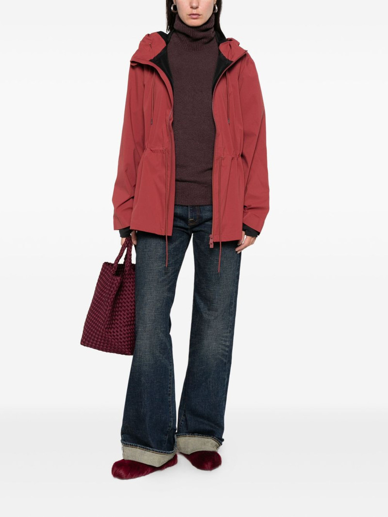 RAINS zip-fastening coat outlook