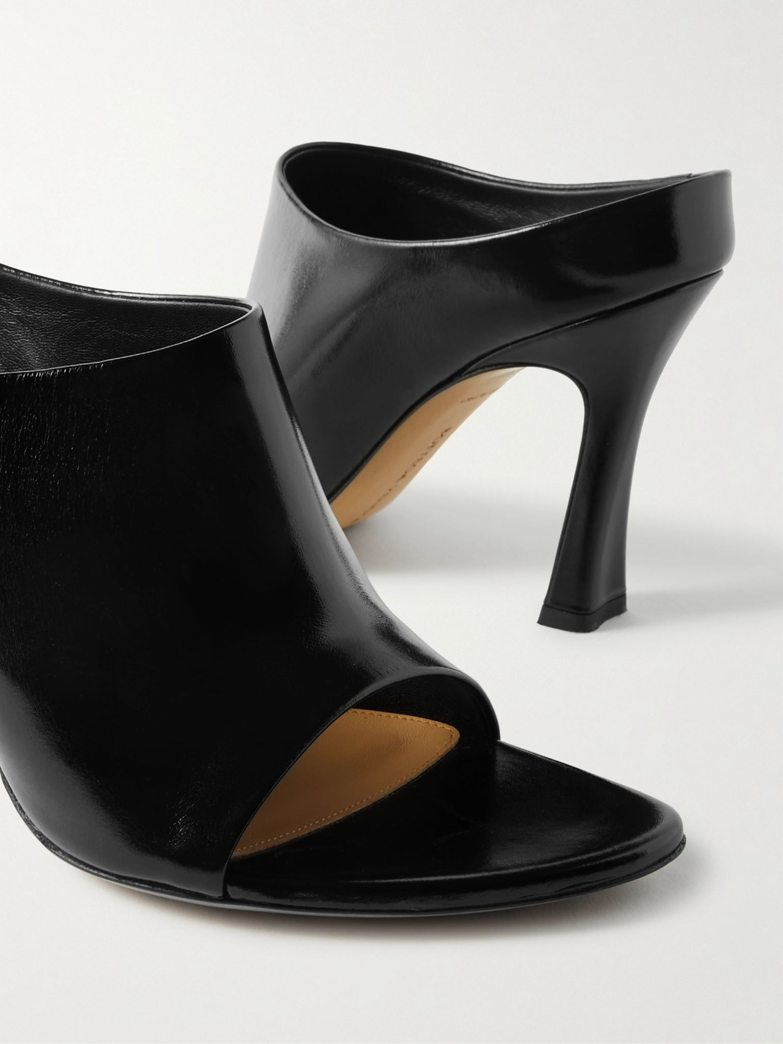 Rana leather mules Black - 4