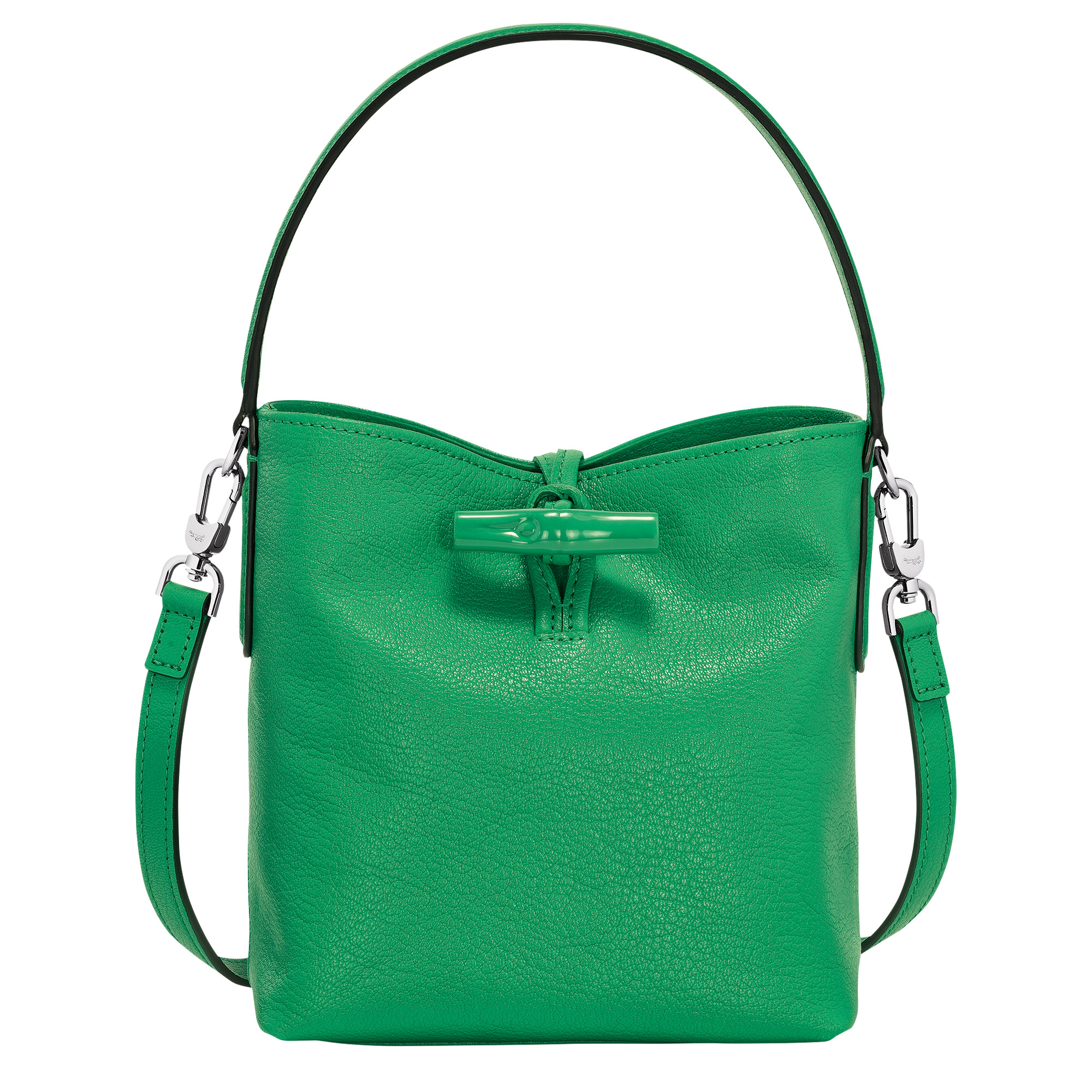 Le Roseau XS Bucket bag Green - Leather - 1