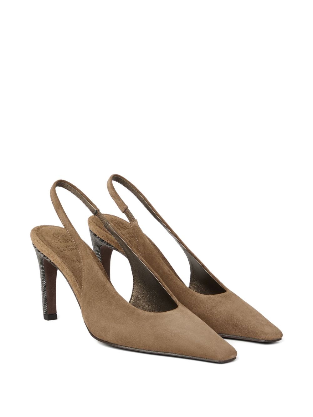 80mm suede pumps - 2
