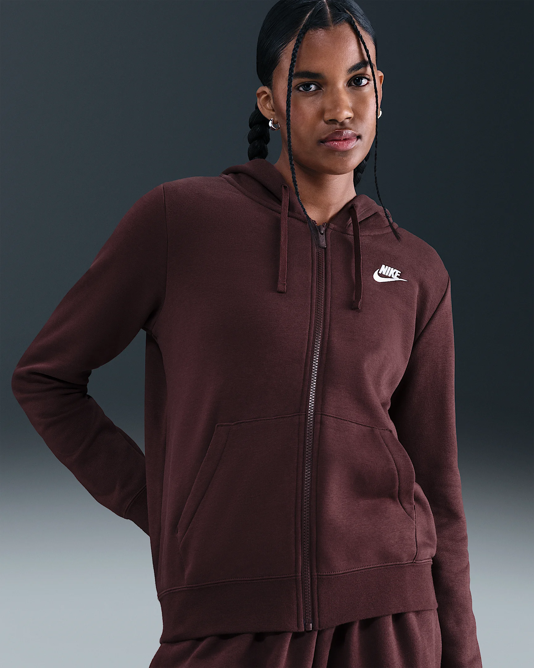 Nike Sportswear Club Fleece Women's Full-Zip Hoodie - 1