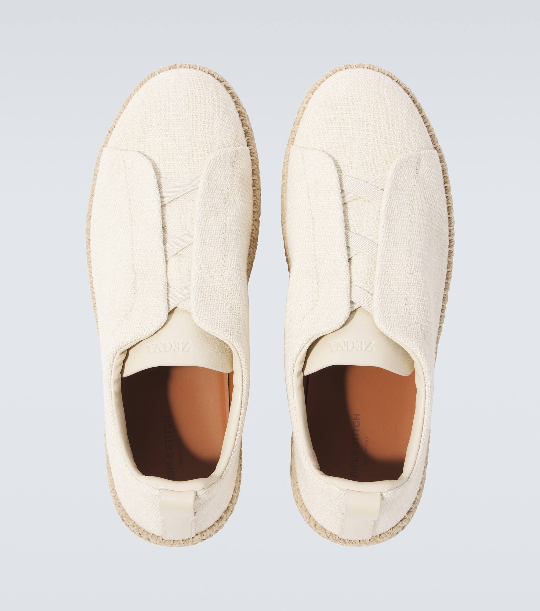 Triple Stitch slip-on shoes - 4