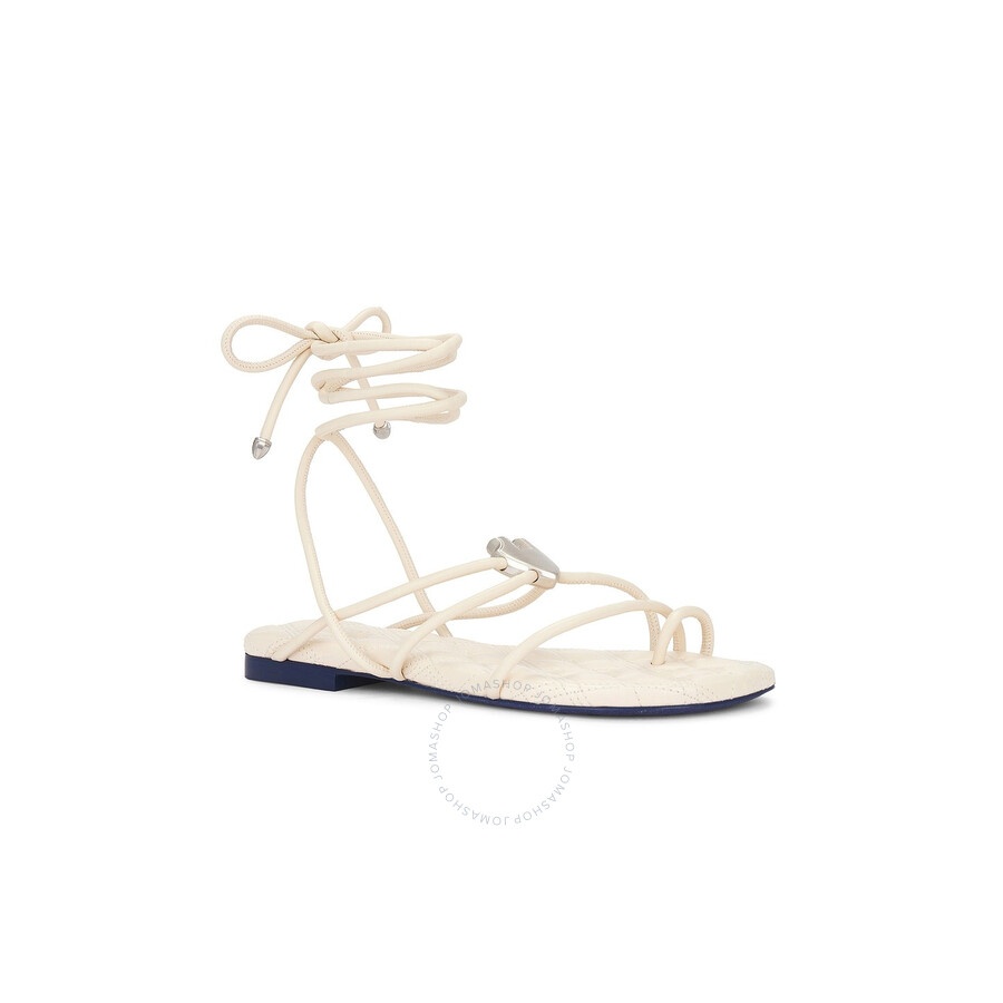 Burberry Ivy Shield Leather Sandals - 2