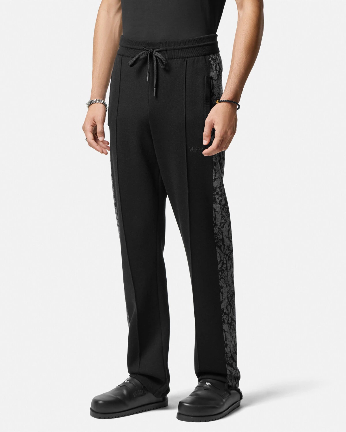 Barocco Jacquard Knit Pants - 4