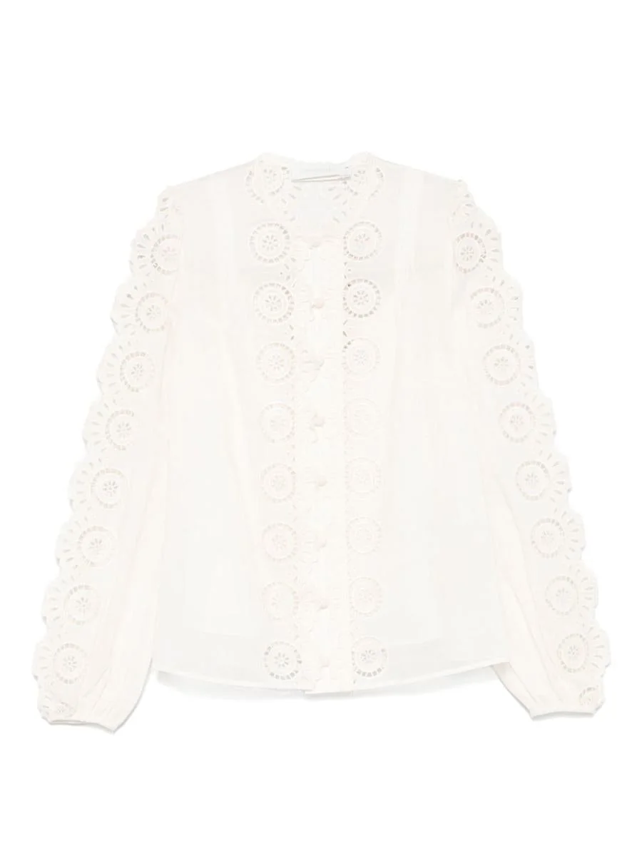 Zimmermann Lucky Embroidered Blouse - 1