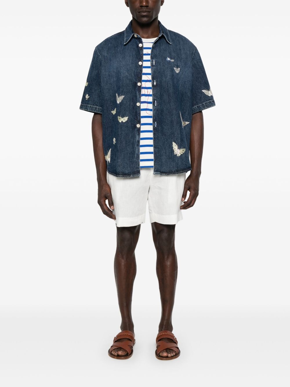 linen shorts - 2