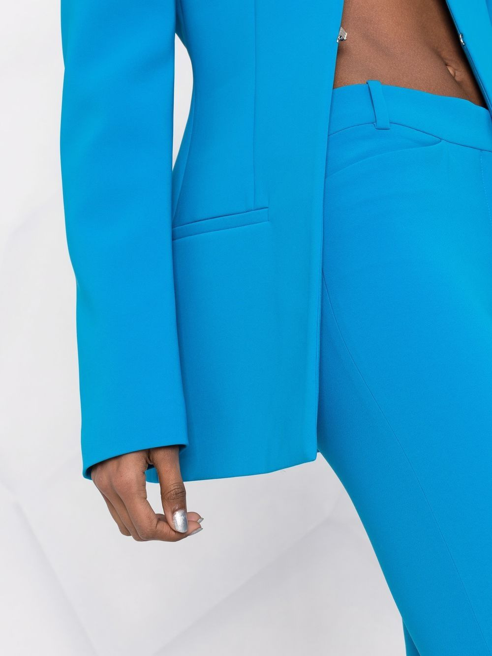 Freja front-slit tailored trousers - 3