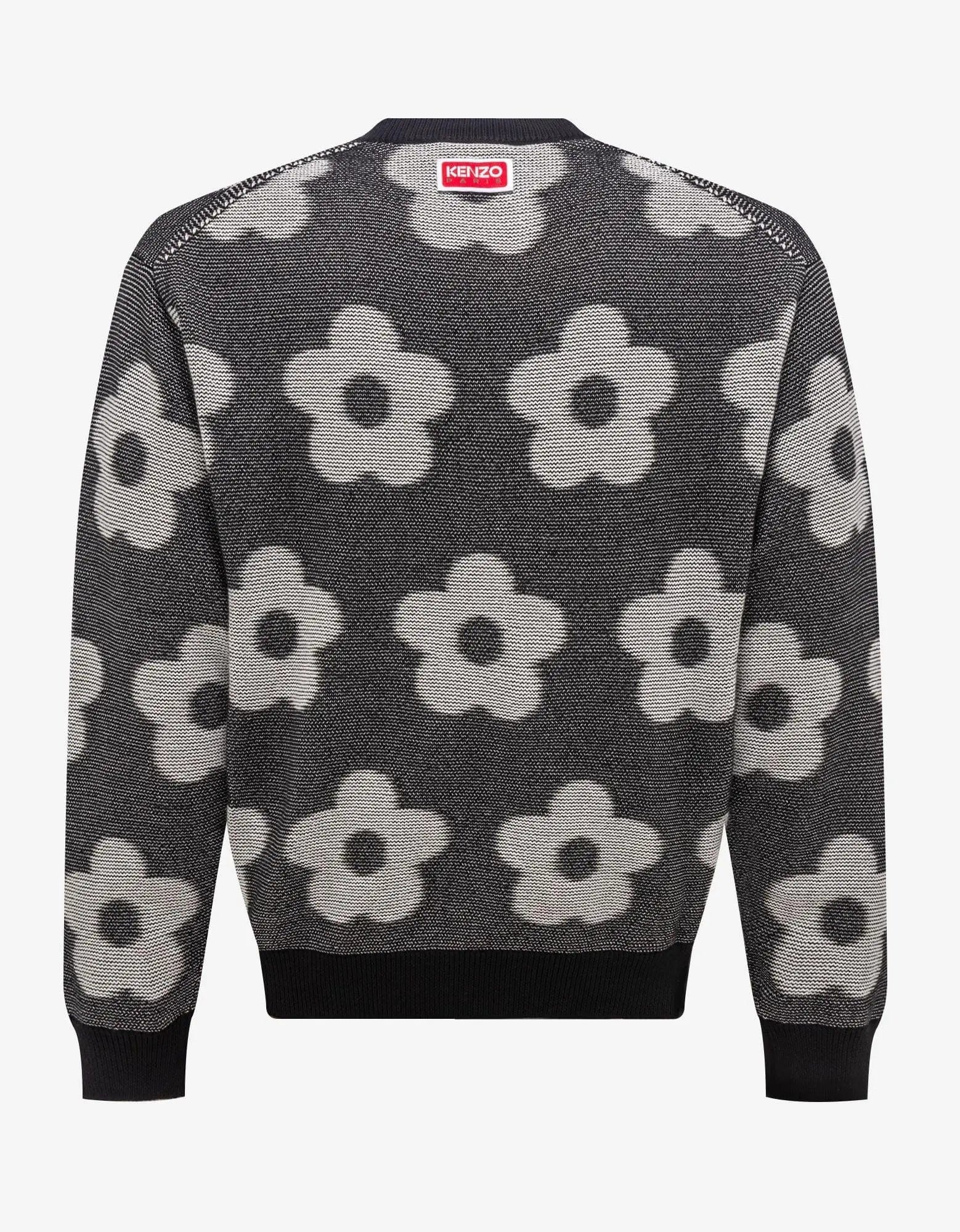 Kenzo Black Flower Spot Sweater - 2