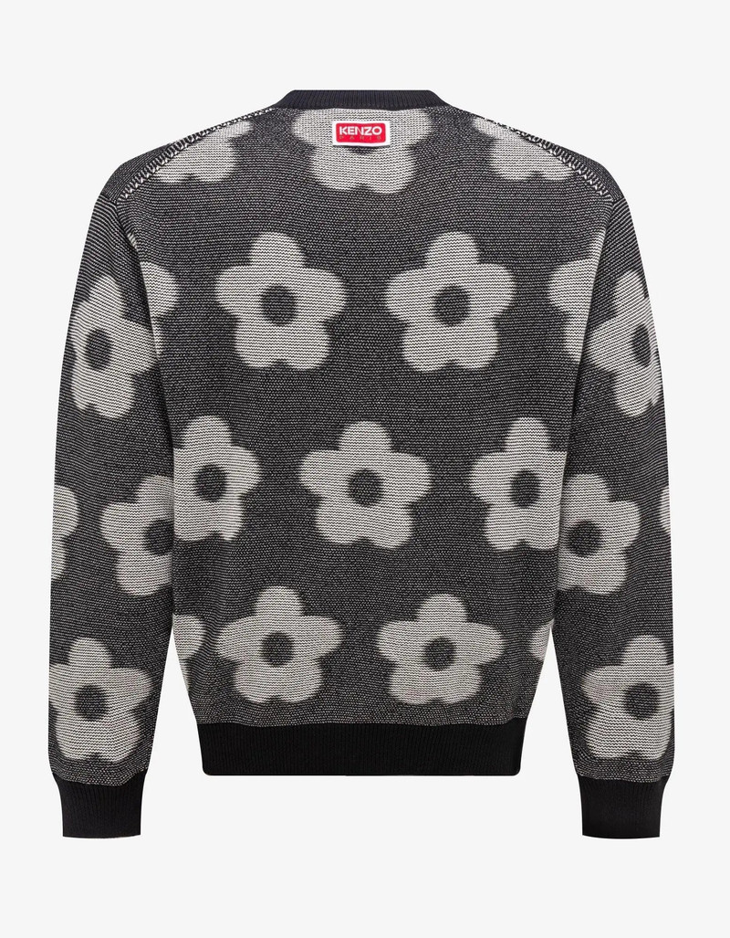 KENZO Kenzo Black Flower Spot Sweater outlook