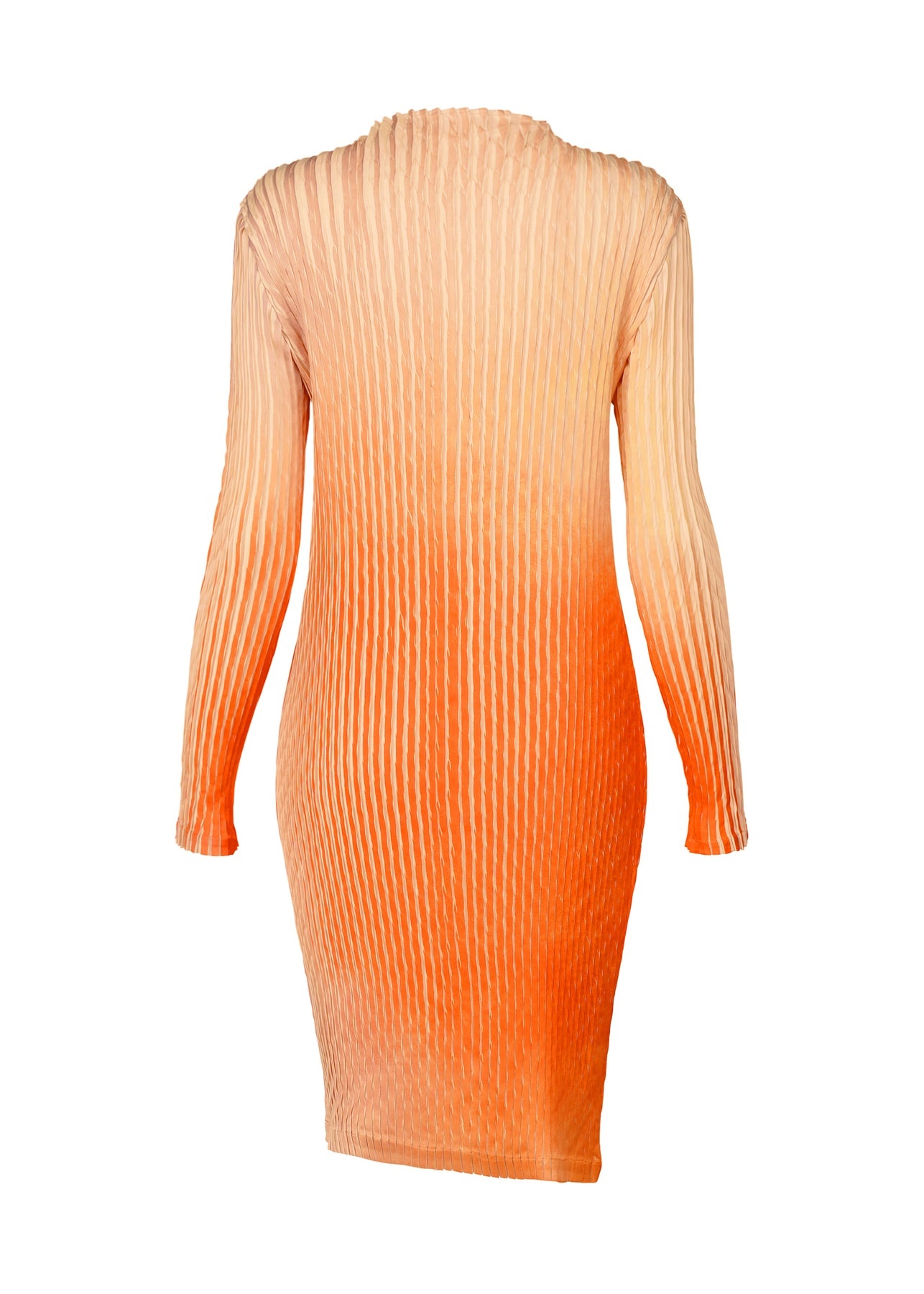 SUFFUSED PLEATS DRESS - 2