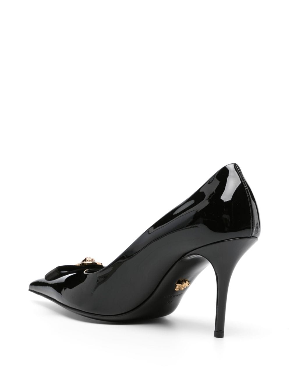 Gianni 80mm leather pumps - 3
