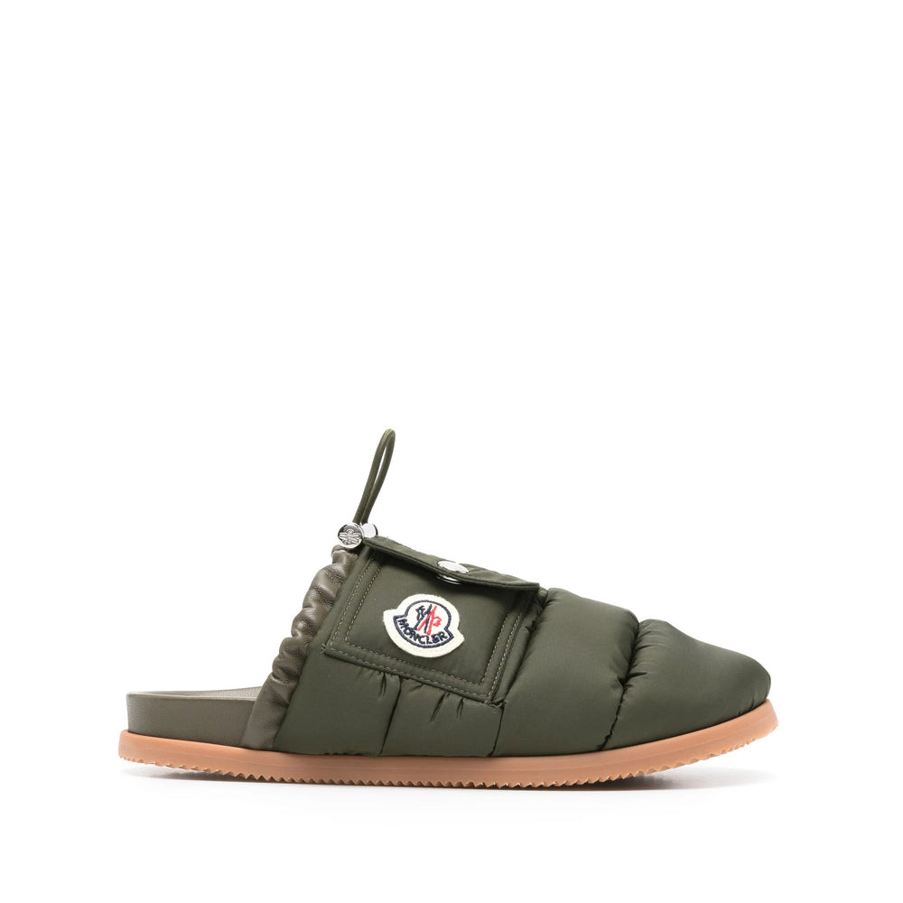 Moncler Green Slippers Women - 1