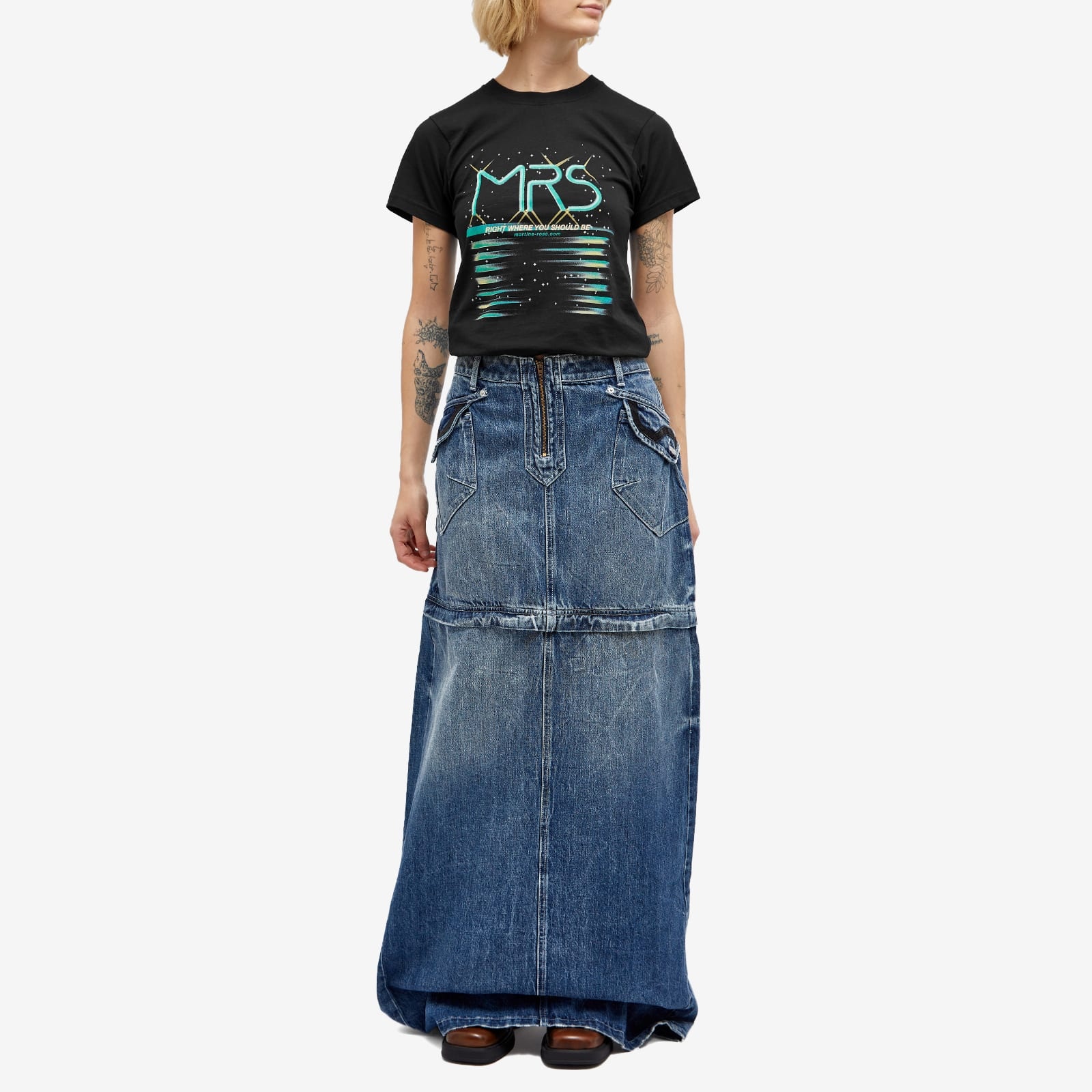 Martine Rose Shrunken T-Shirt - 4