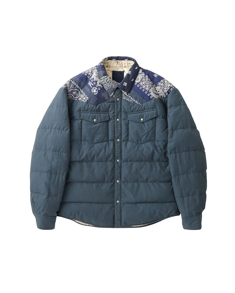 KERCHIEF DOWN JKT NAVY - 1