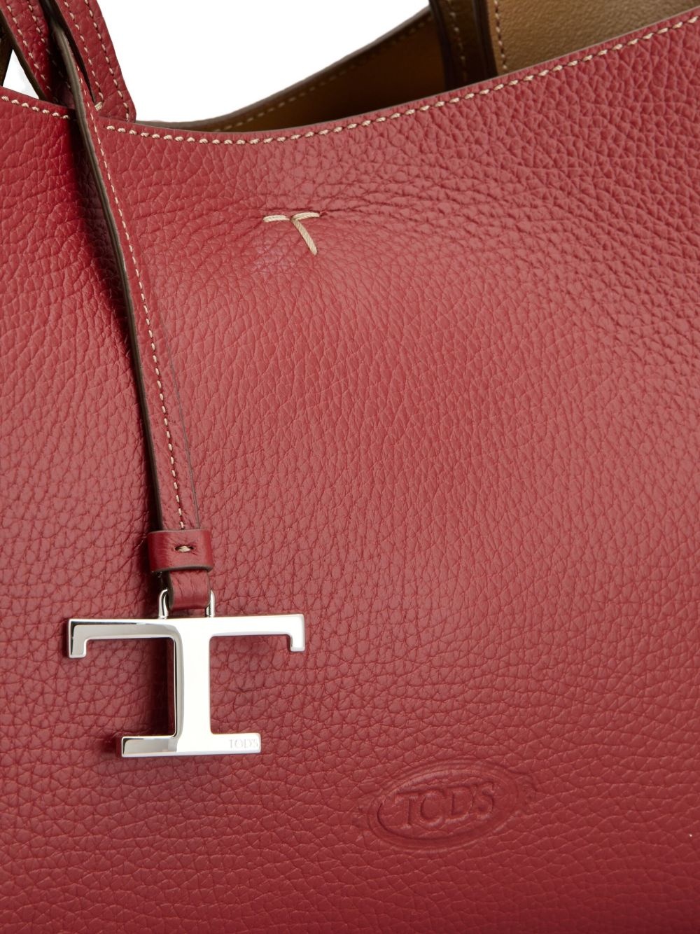 leather tote bag - 5