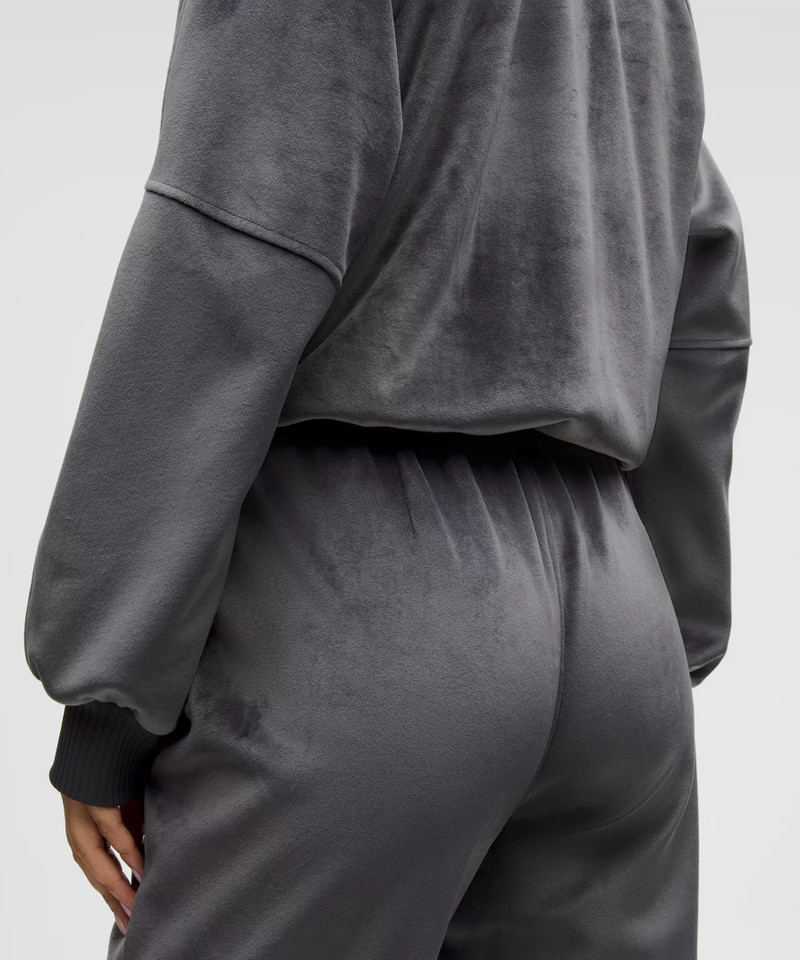 Scuba Cropped Henley Pullover *Velvet 6