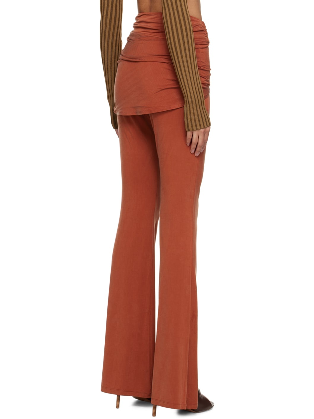 Orange Le Raphia 'Le Pantalon Espelho' Leggings - 3