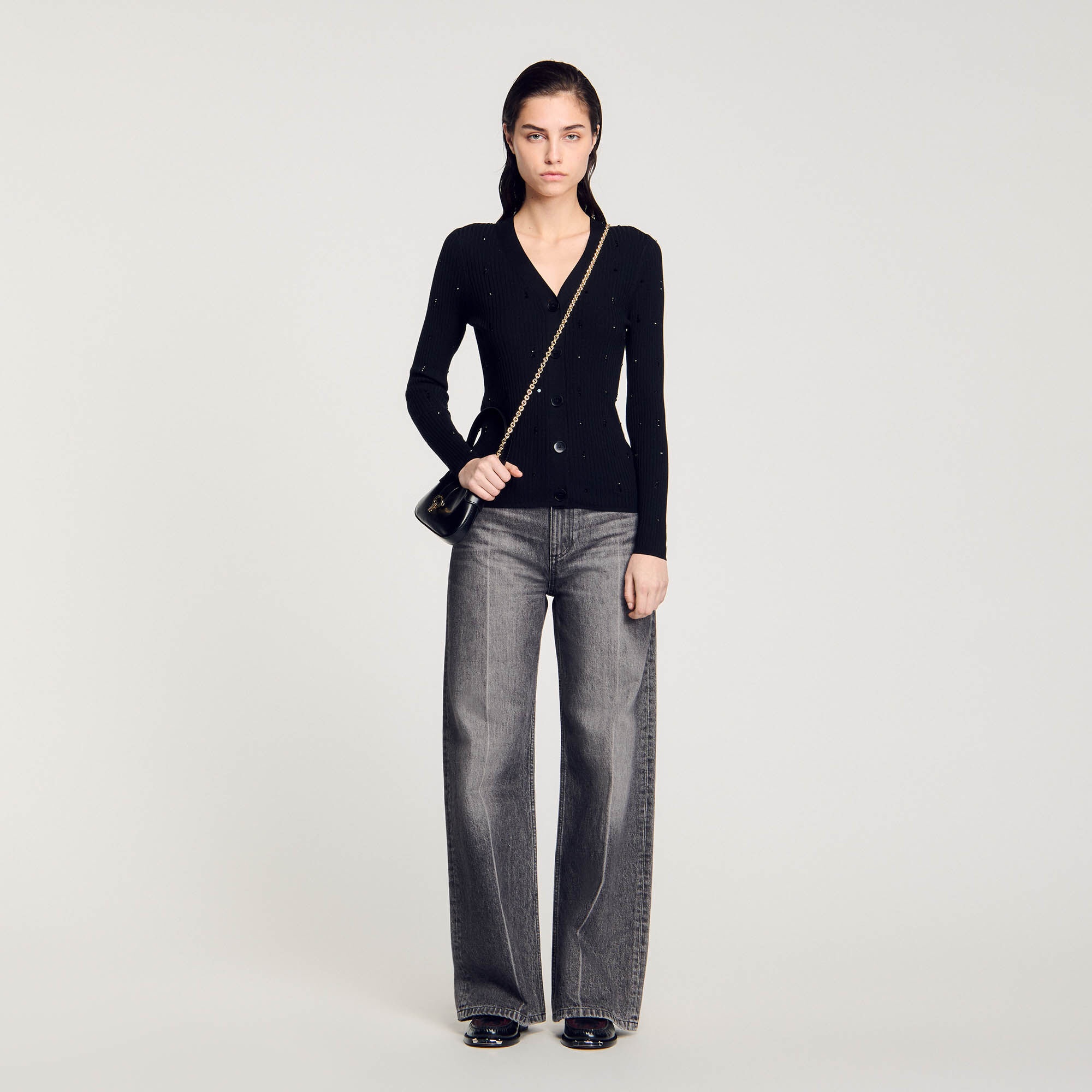 RHINESTONE CARDIGAN - 2