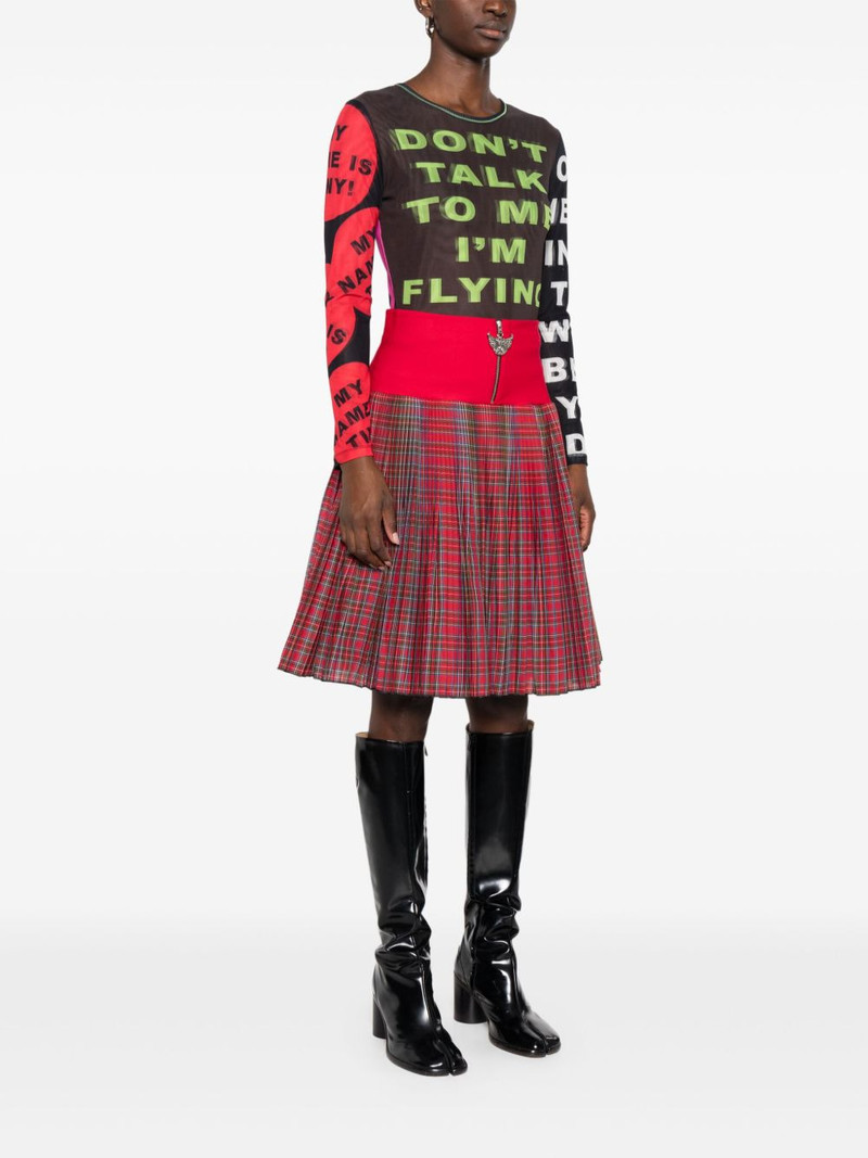 Fret pleated skirt 3