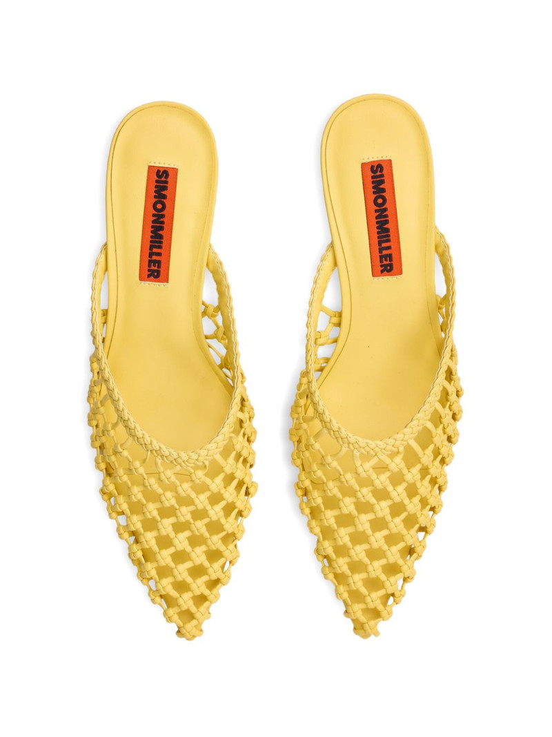 SIMONMILLER Gala knotted mules outlook