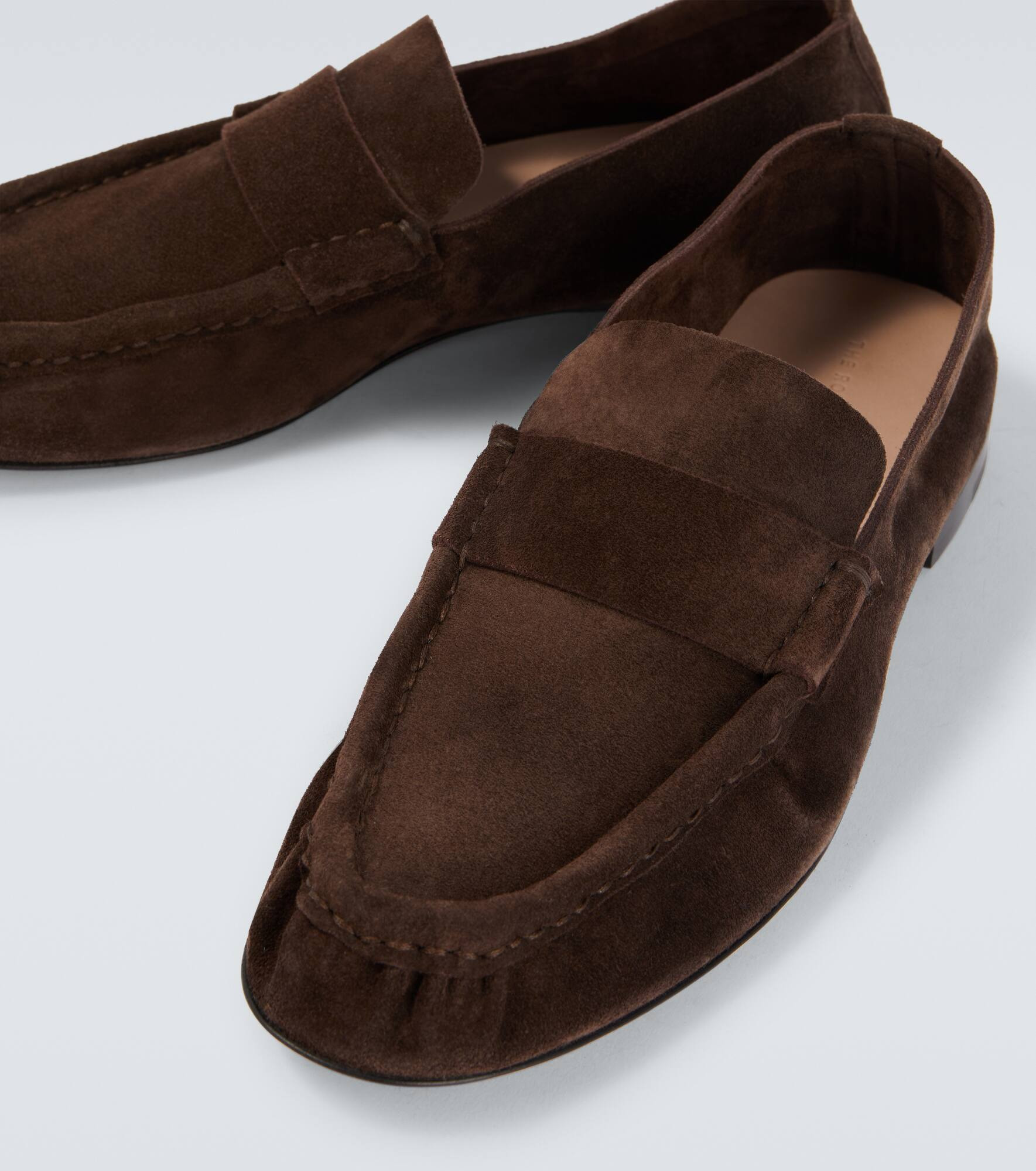 Suede penny loafers - 3