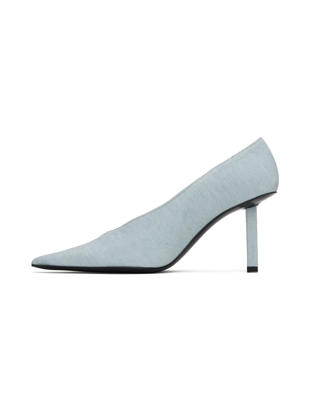 Blue Pointy Heels - 3