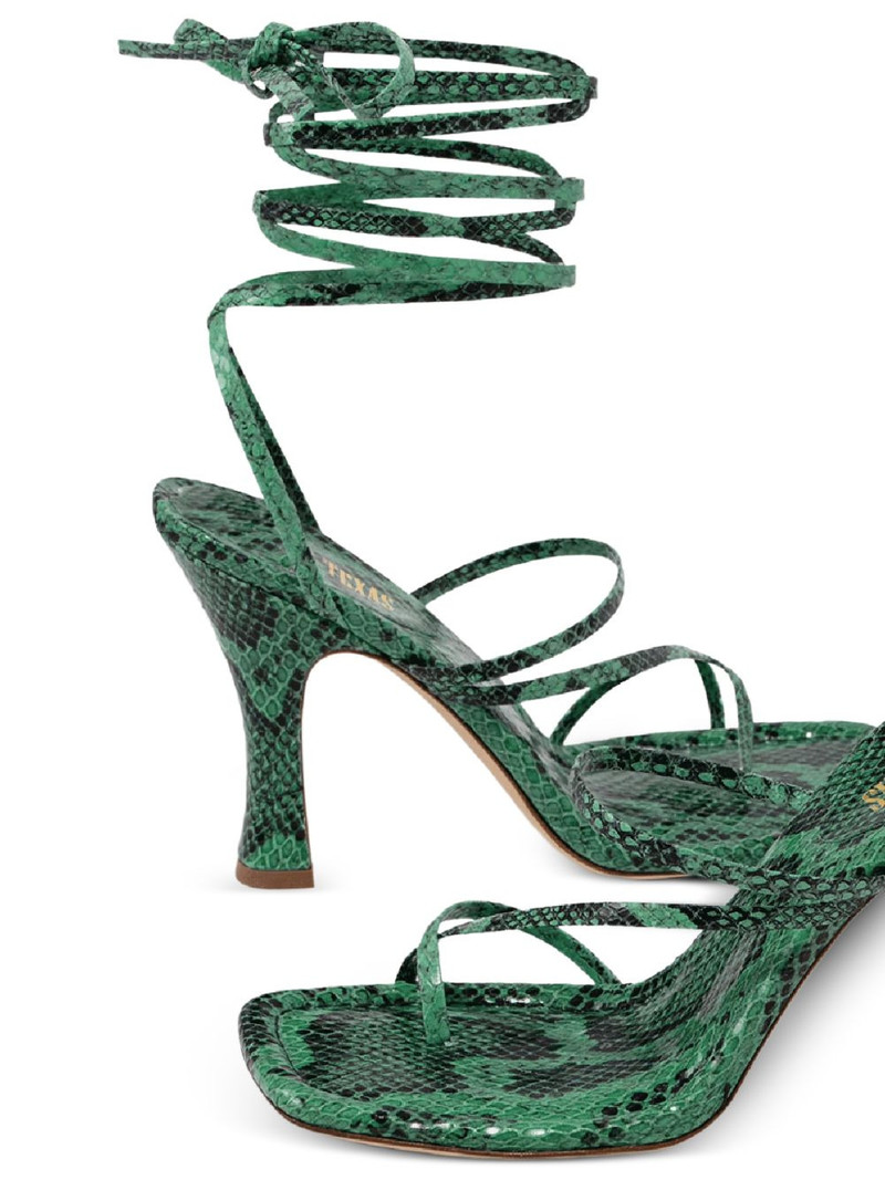 PARIS TEXAS 110mm strappy square-toe sandals outlook