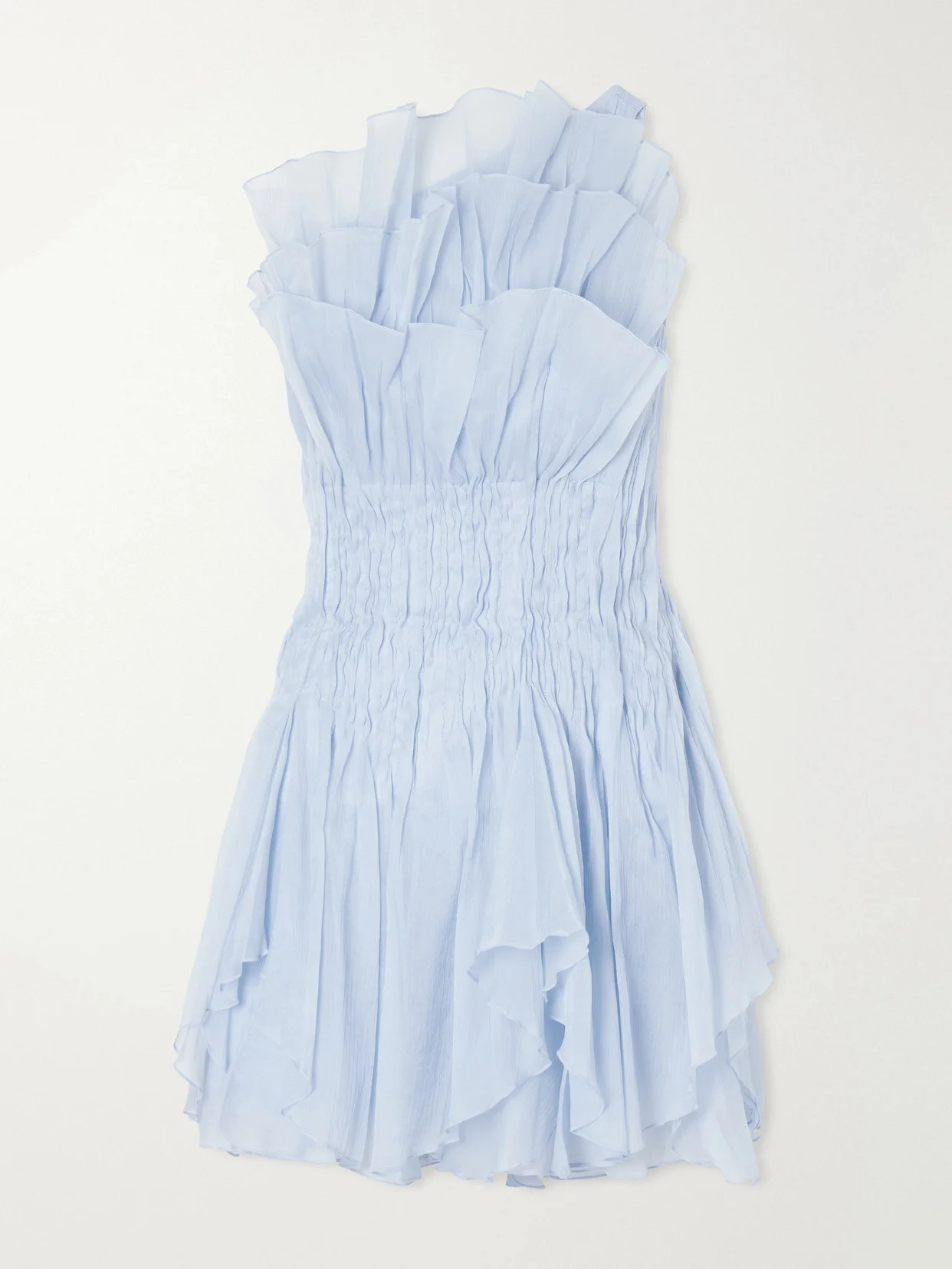 Nisha One-shoulder Organza Mini Dress - 1