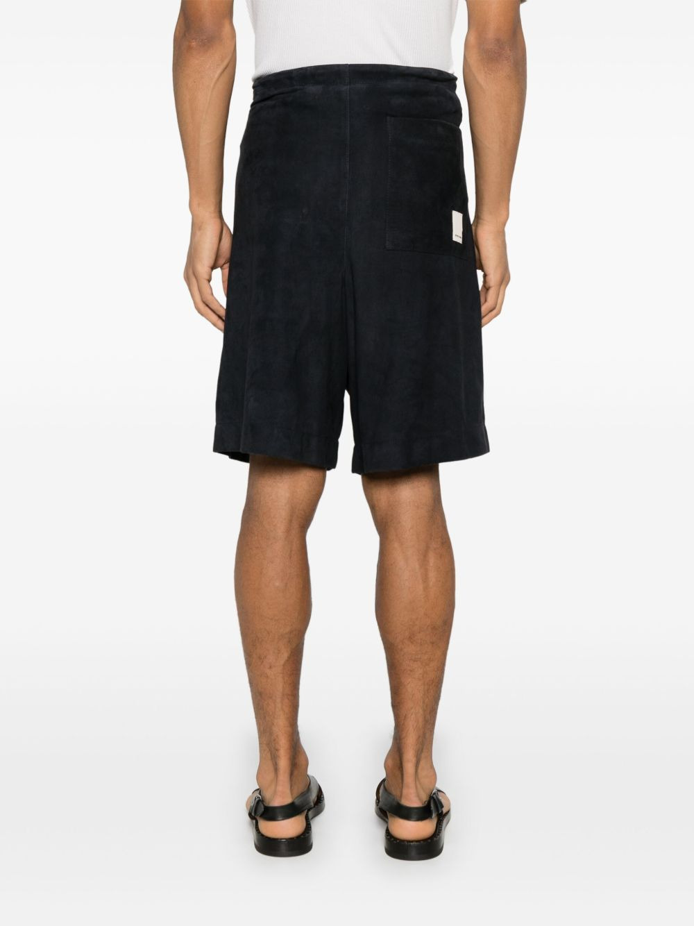 Leather Bermuda Shorts - 3
