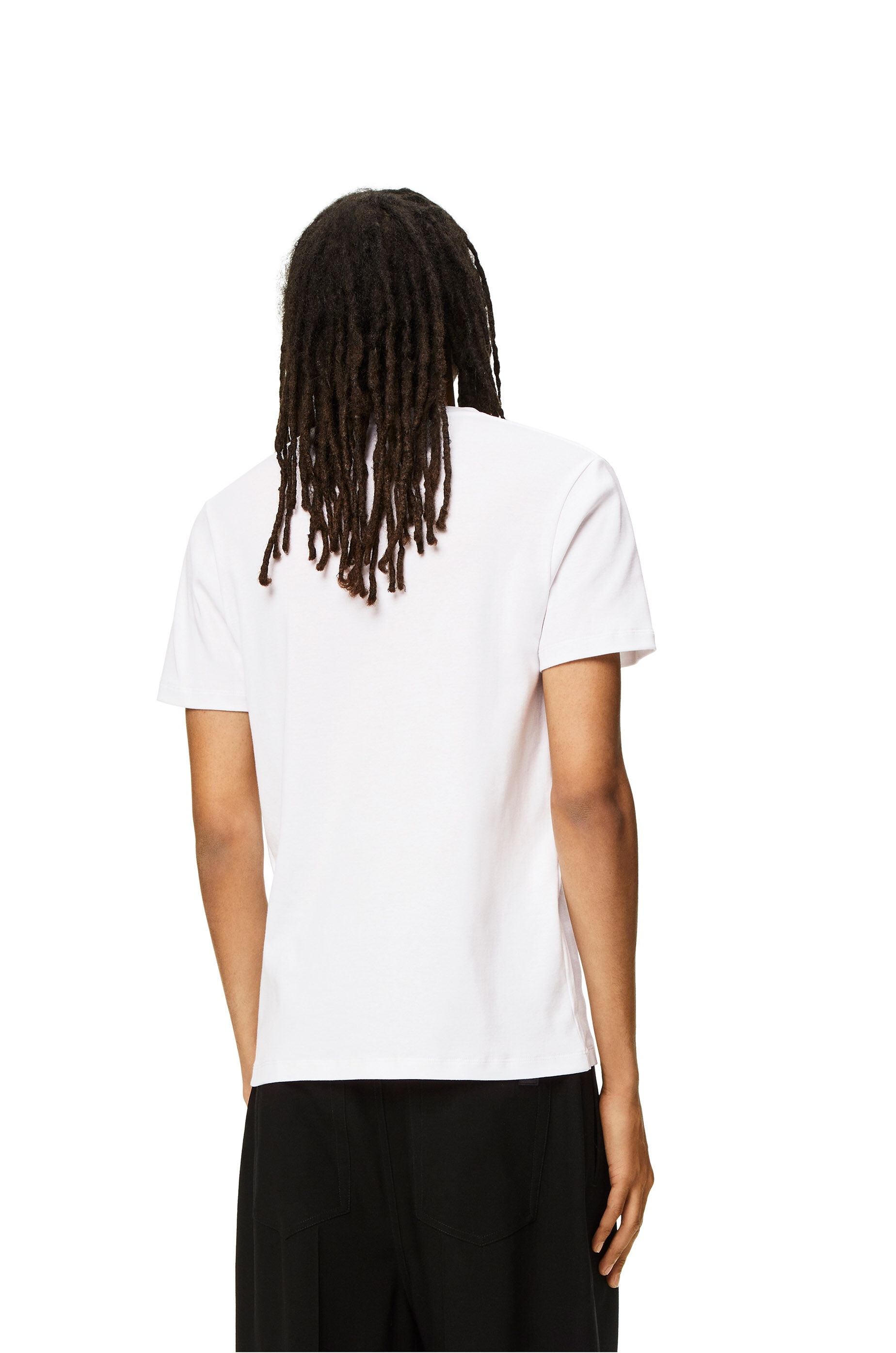 Cat print T-shirt in cotton - 4