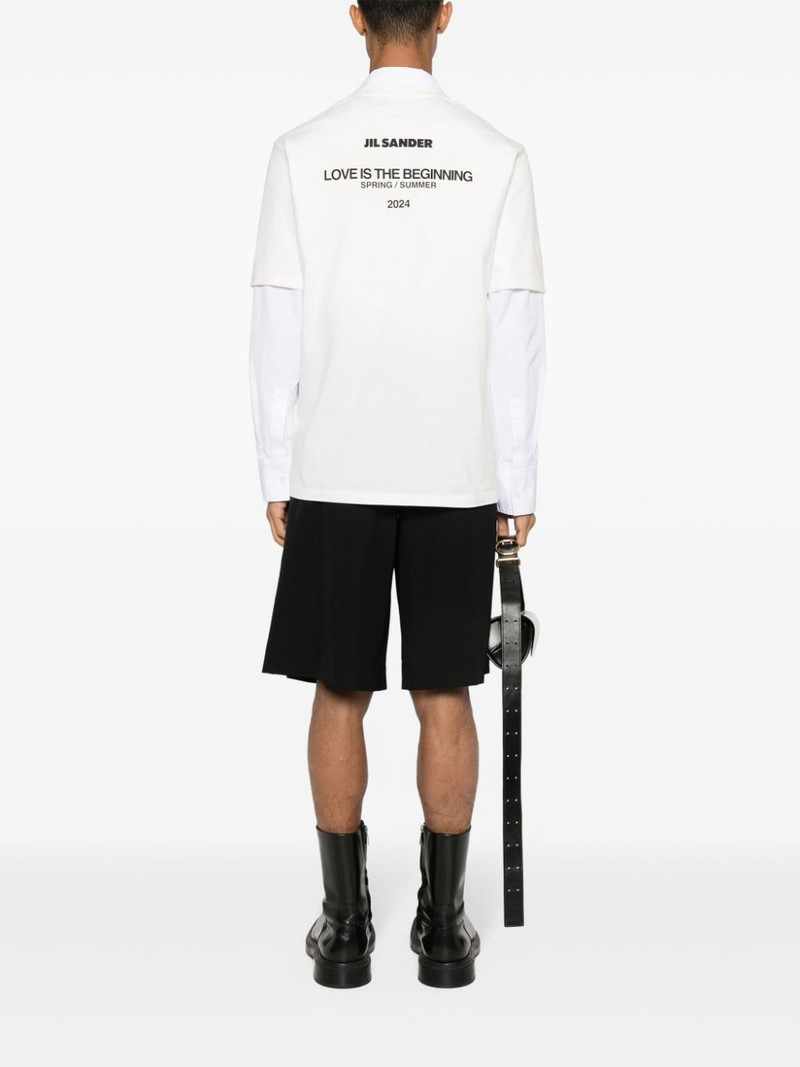 Jil Sander logo-print cotton T-shirt outlook