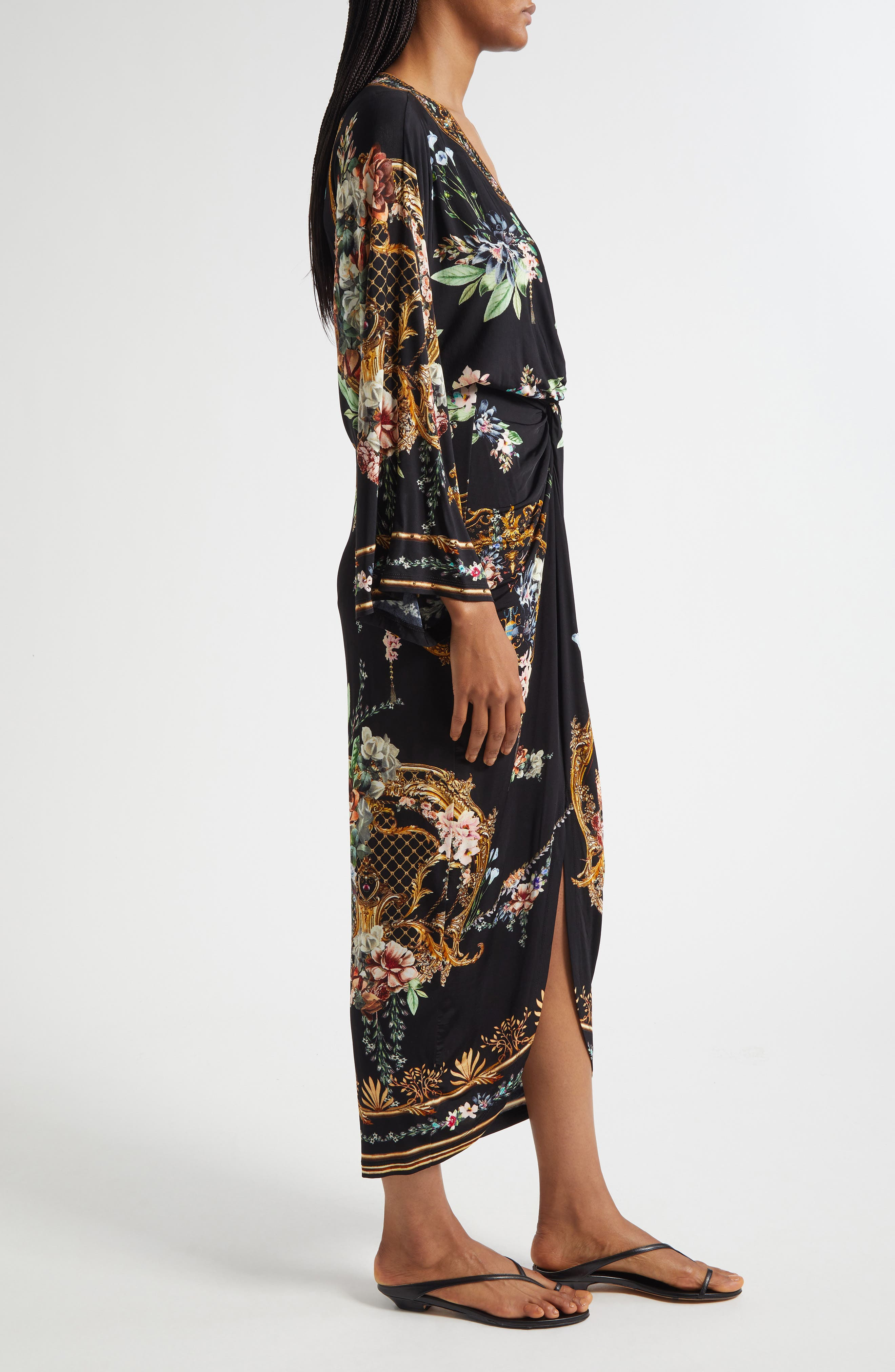 Camilla Noble Endeavors Twist Front Long Sleeve Jersey Dress at Nordstrom - 3