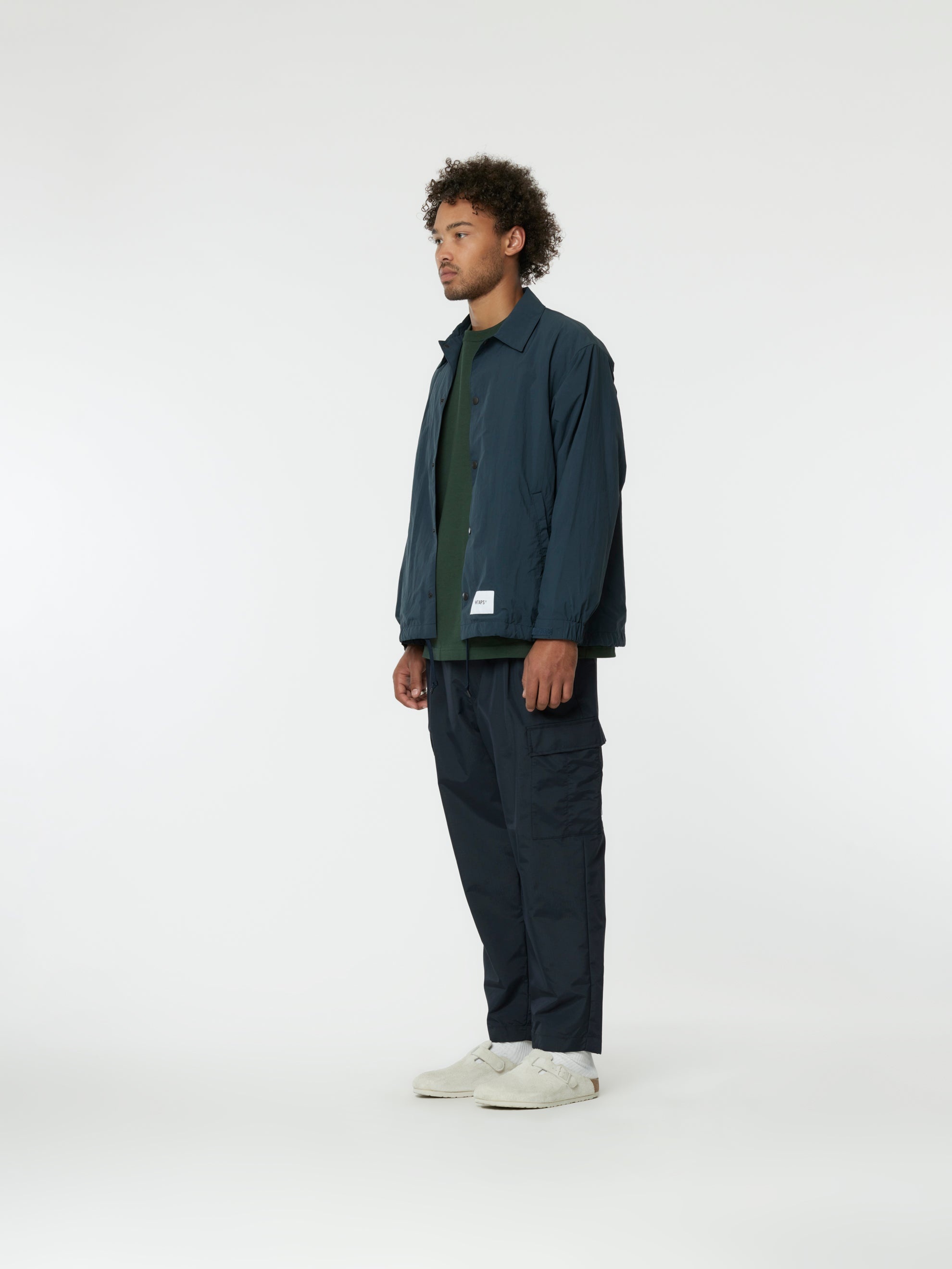 232TQDT-JKM01WTAPS CHIEF JACKET NYLON ネイビー NAVY L - ナイロン