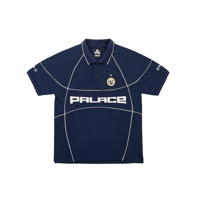 PRO TEAM PIPED POLO NAVY 1