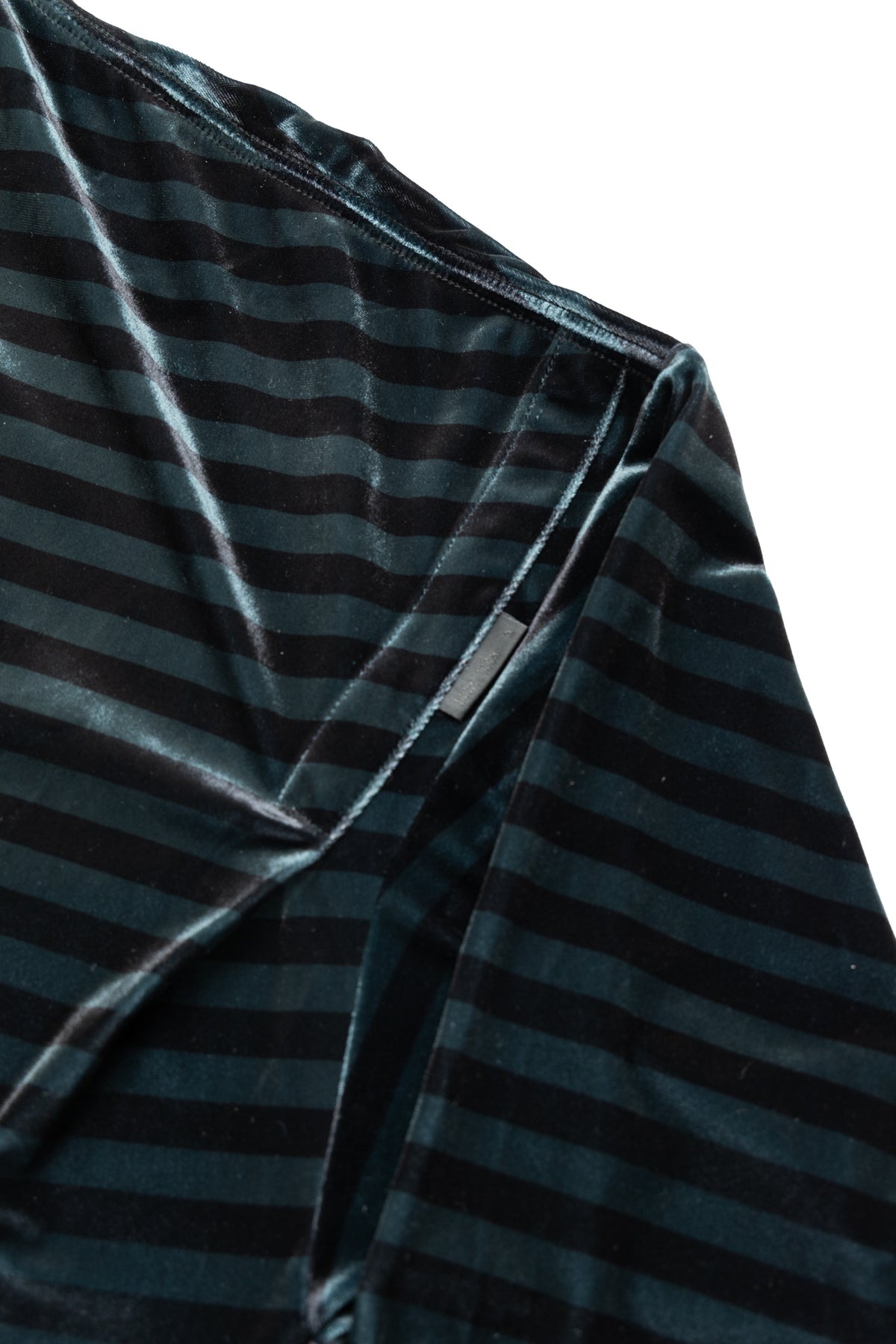 Crewneck Long Sleeve Velvet - Black Stripe - 6