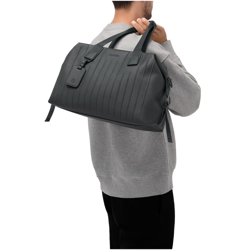 Never Still - Leather Duffle Bag Medium 8