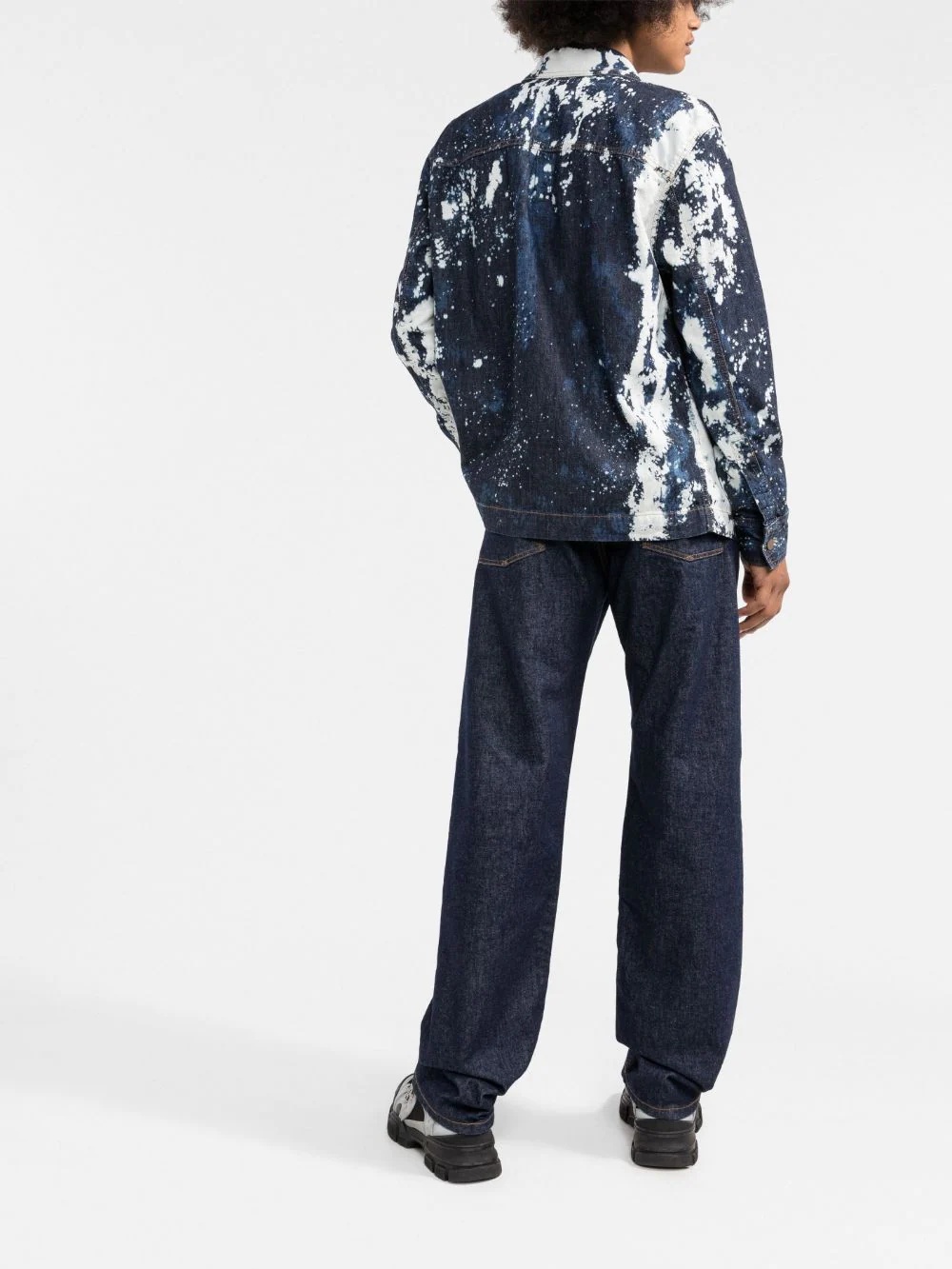 paint splatter-print shirt - 4