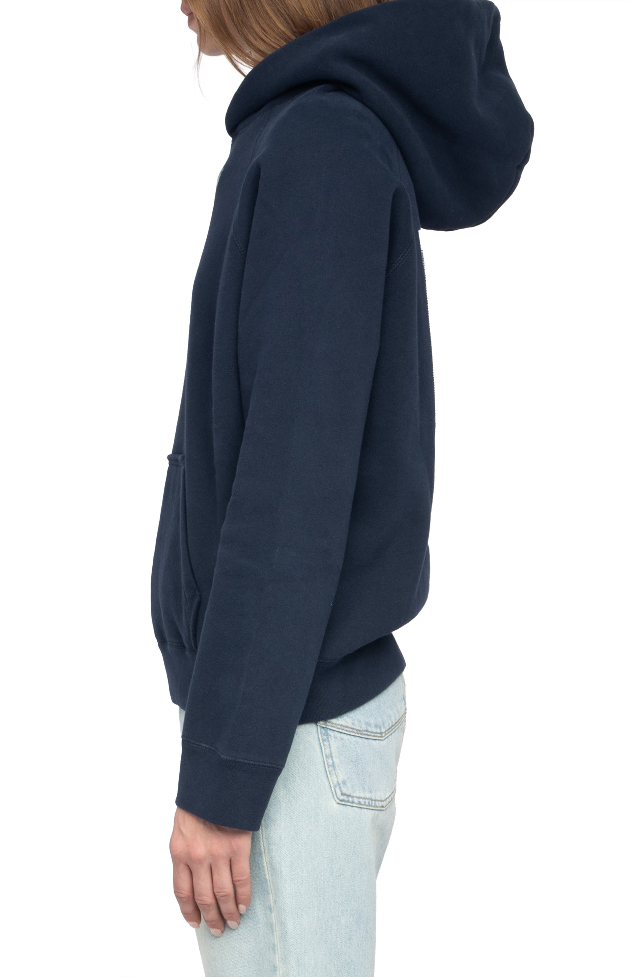 Zadig & Voltaire Georgy Photo Ride Strass Rhinestone Hoodie in Encore at Nordstrom - 3