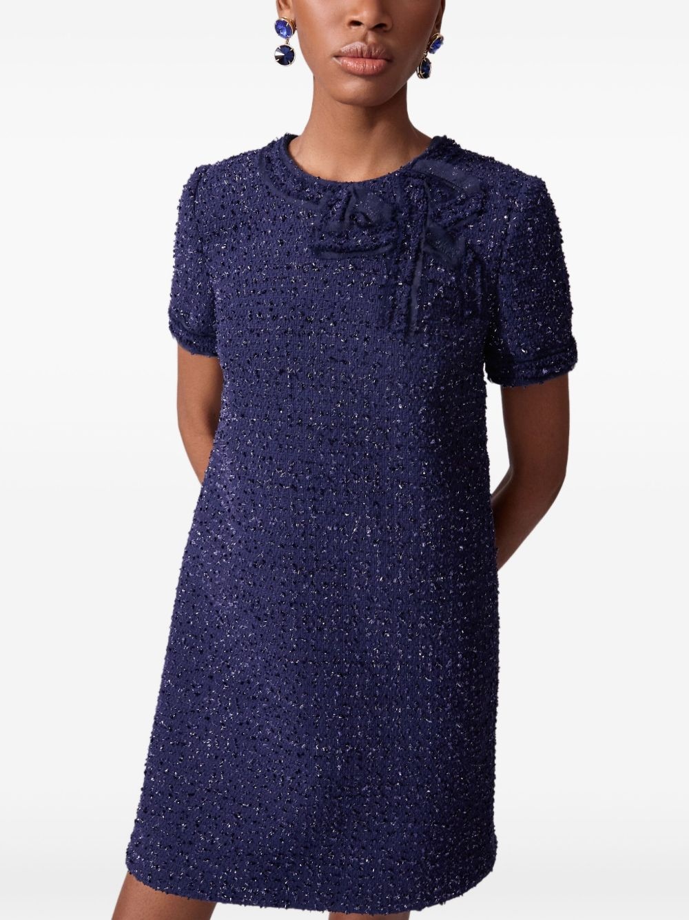 tweed midi dress - 4