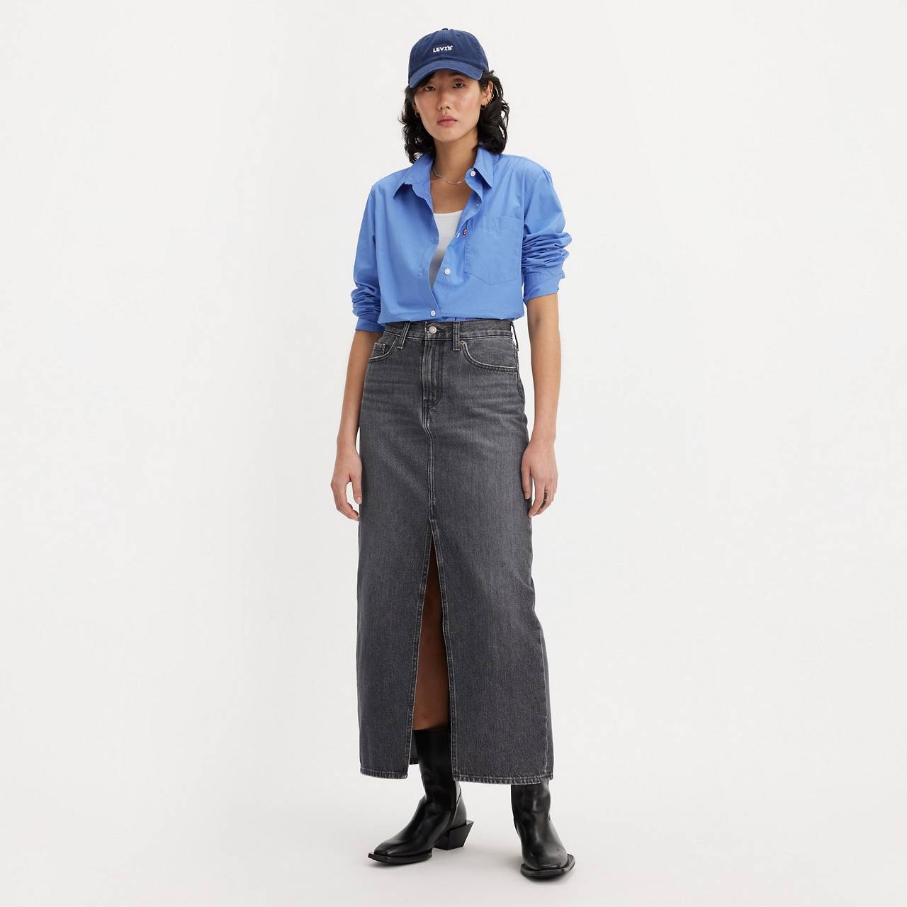 ANKLE COLUMN SKIRT - 2