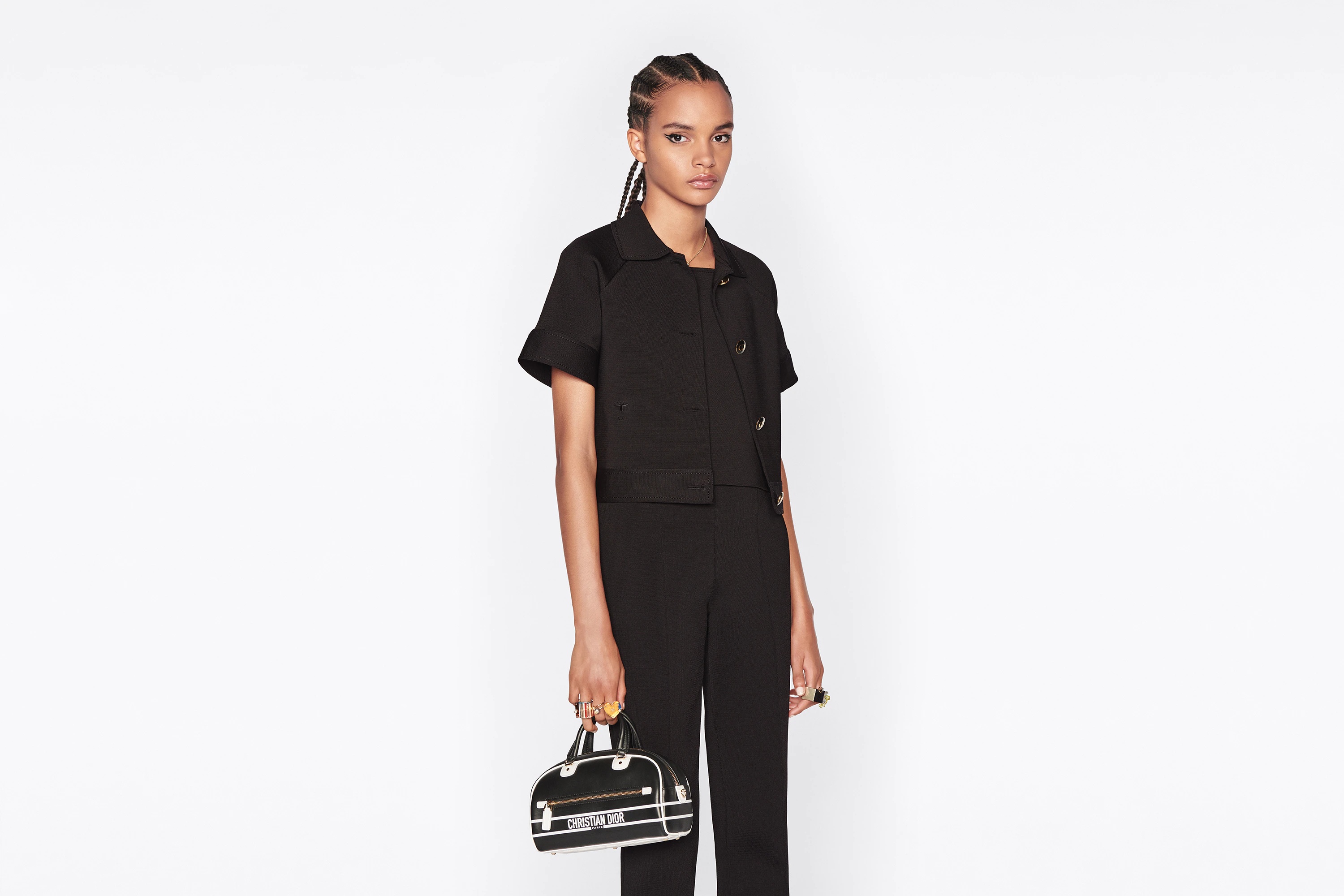 Small Dior Vibe Zip Bowling Bag - 8