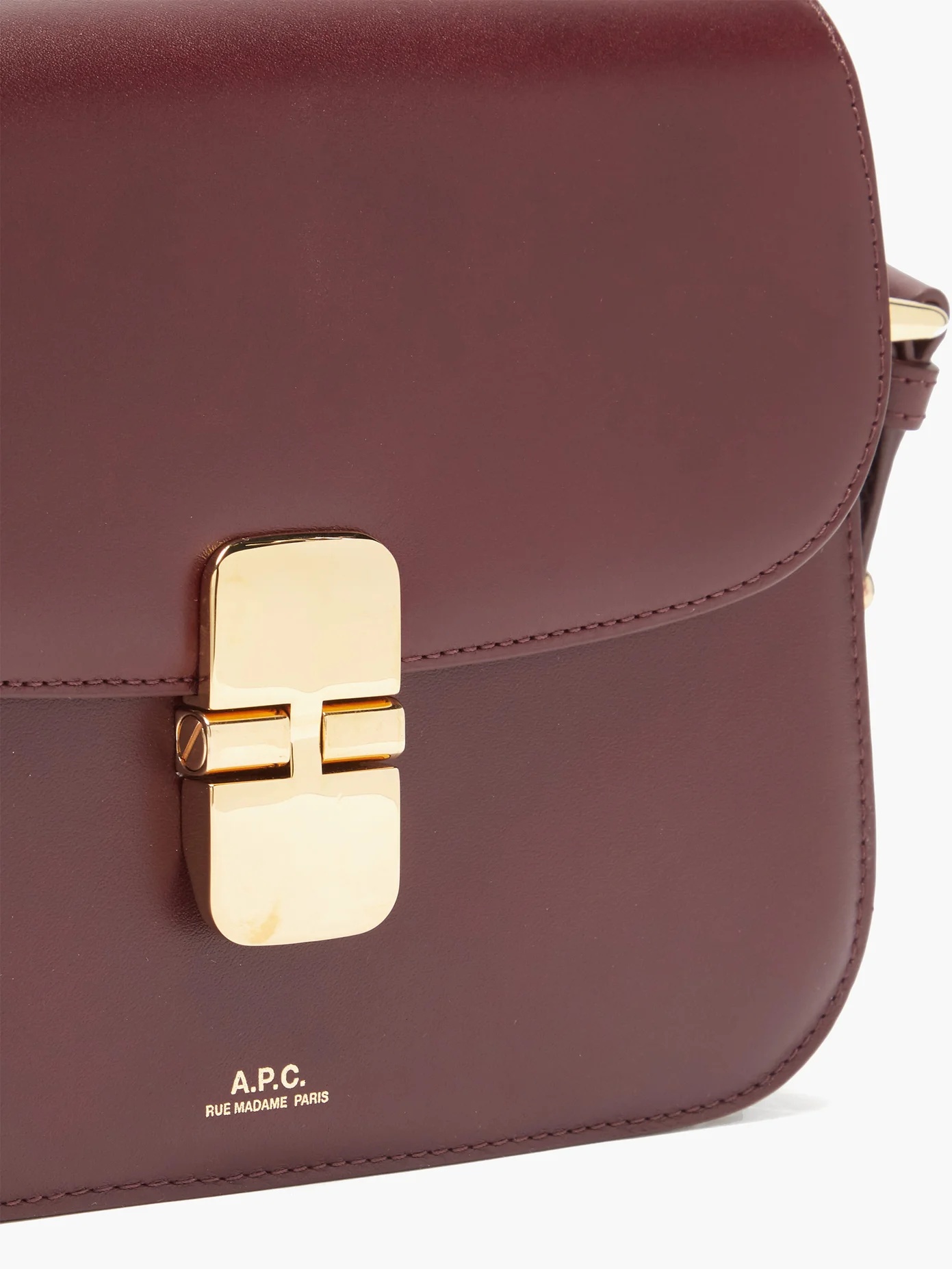 Grace leather cross-body bag - 6