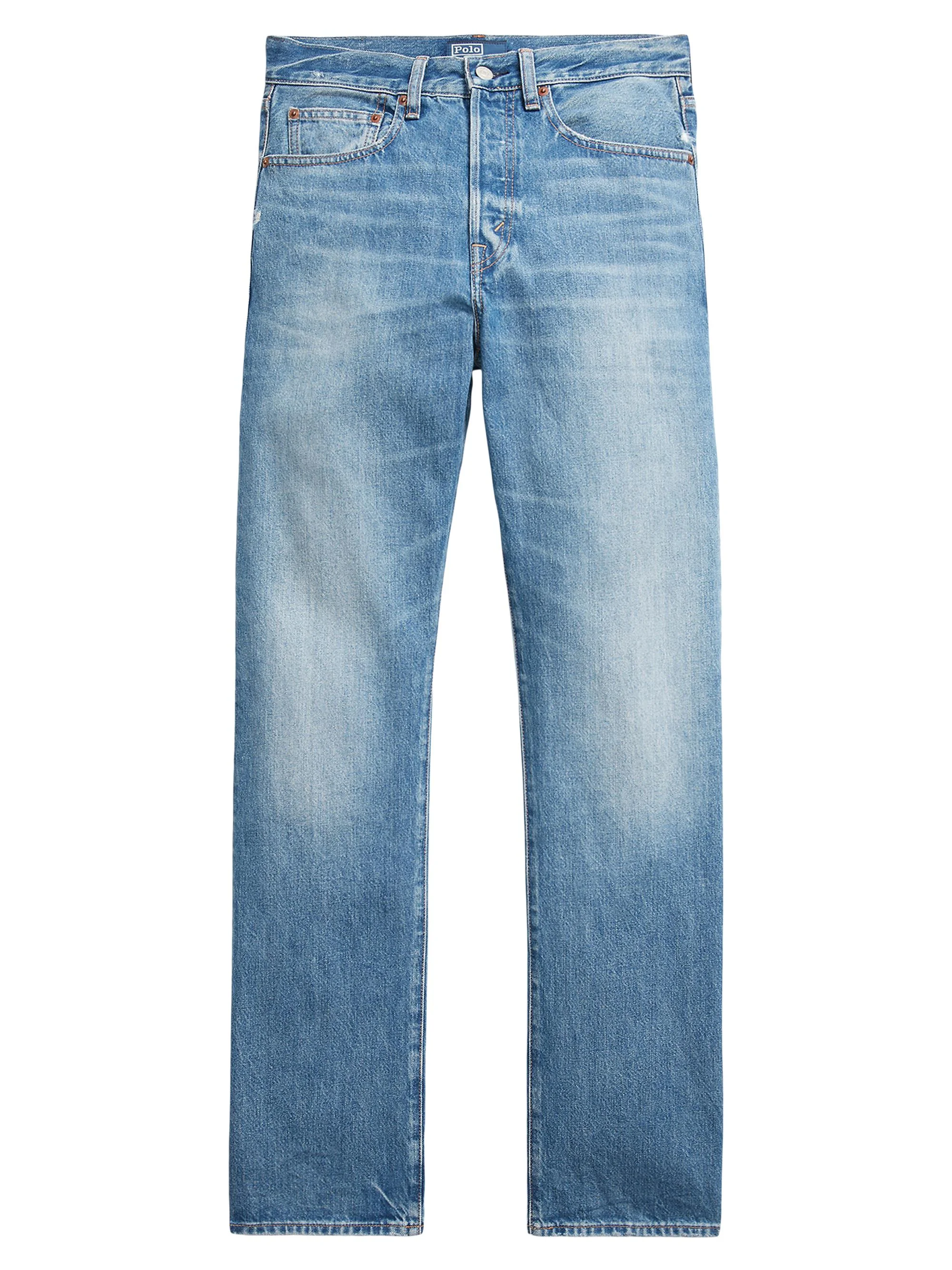 Women's High-Rise Straight-Leg Jeans - Lebec Wash - 1
