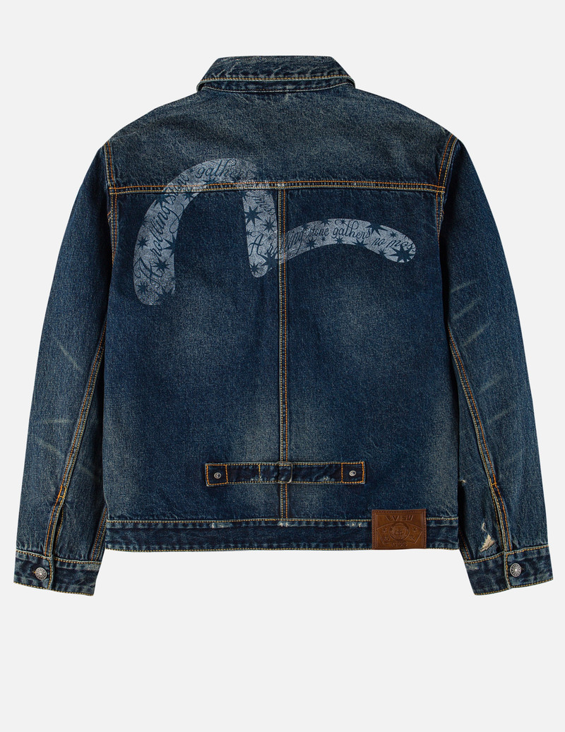 EVISU X GDC Washed Relax Fit Denim Jacket 4