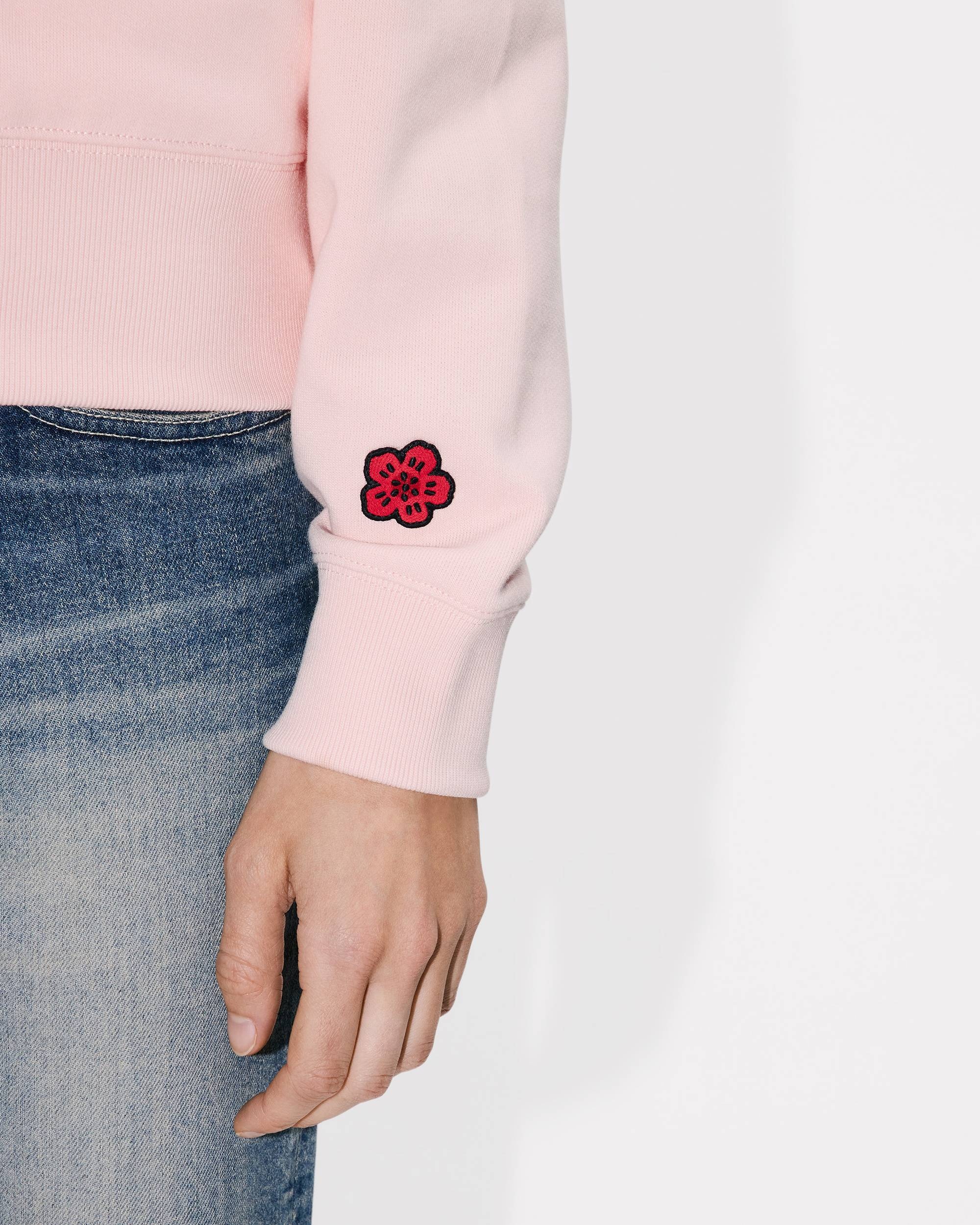'Boke Flower' classic embroidered hoodie - 8