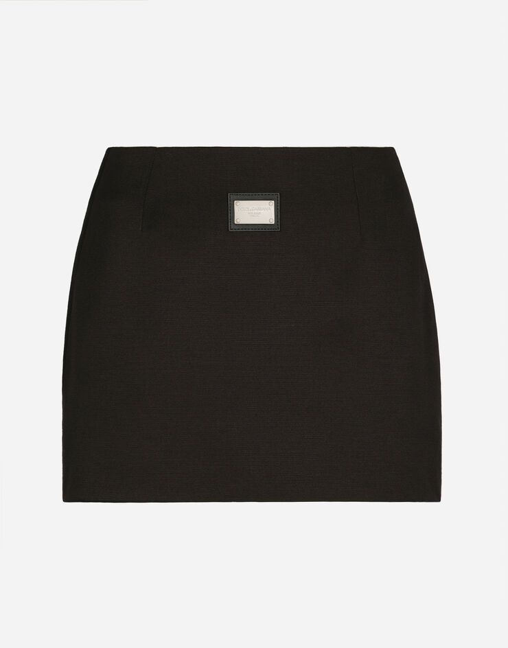 Short Ottoman skirt with Dolce&Gabbana tag - 1
