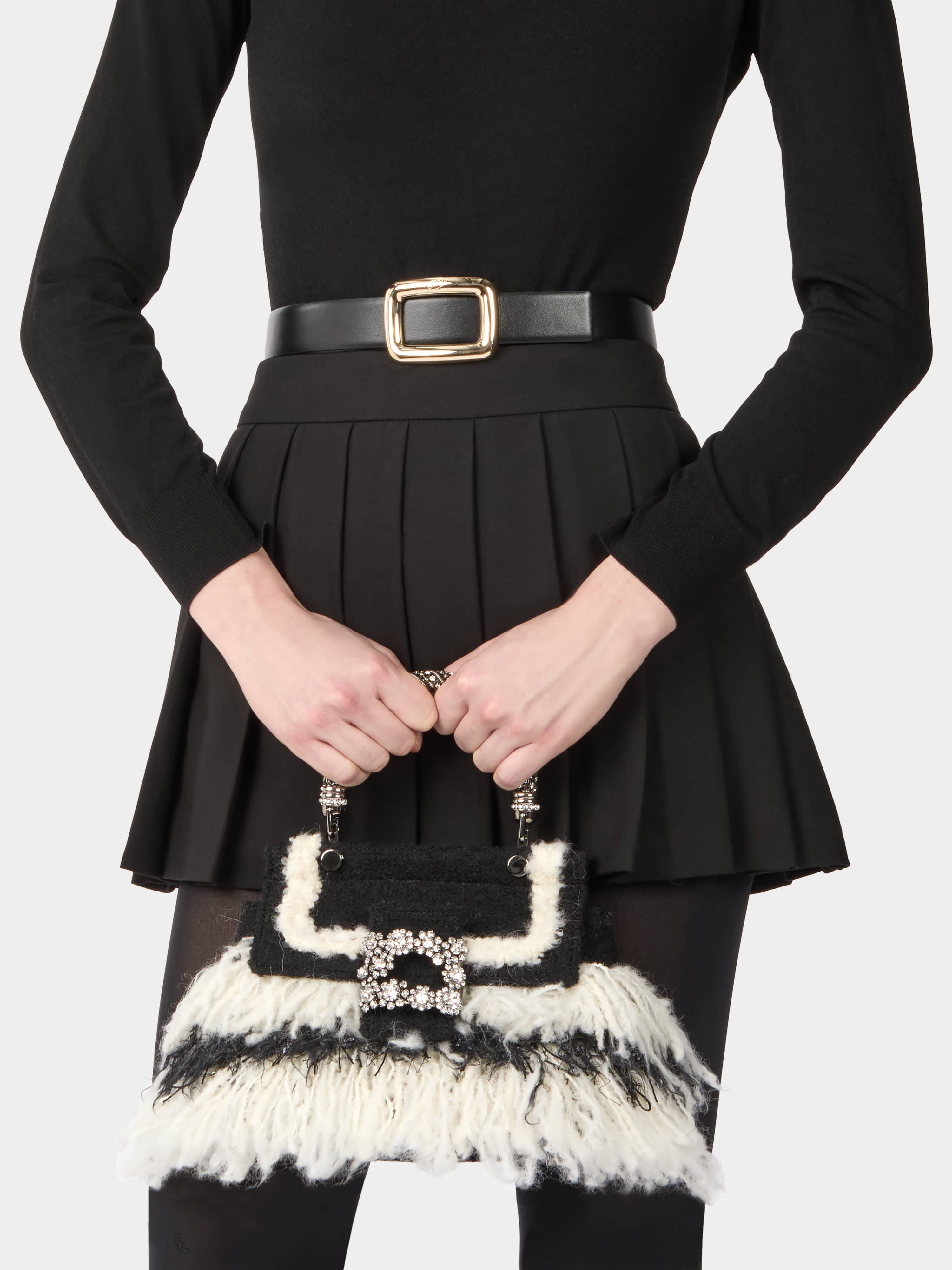 Jewel Efflorescence Mini Bag in wool - 10