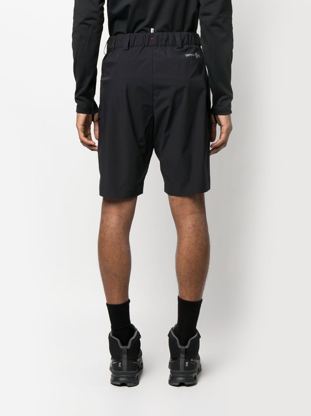 logo-print wide shorts - 4